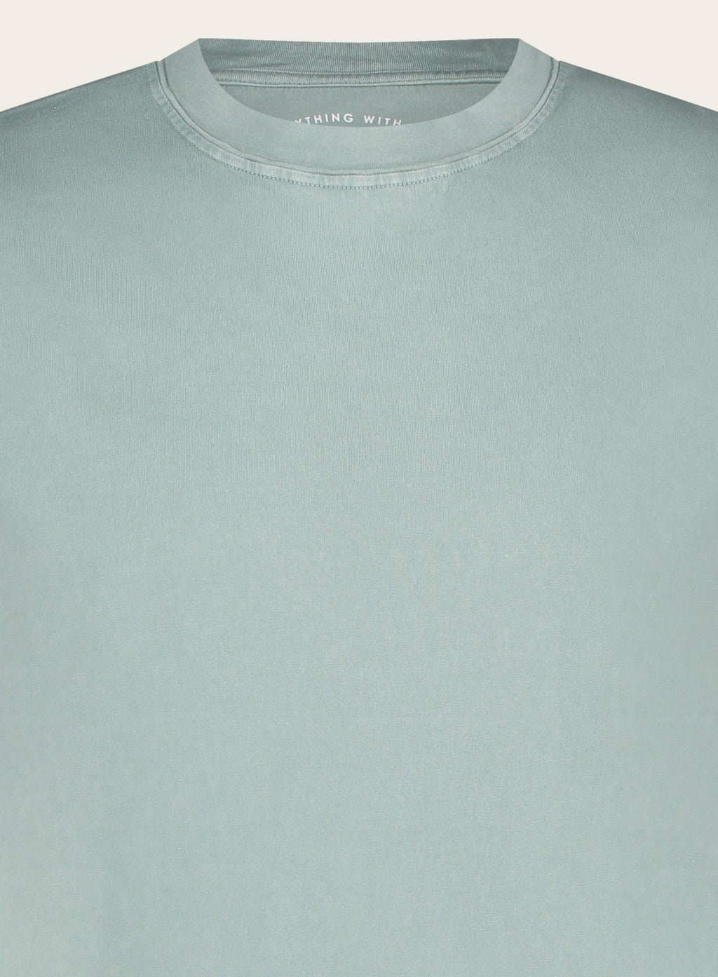 Crewneck T-shirt van katoen | FULL_WIDTH | LEGER GROEN