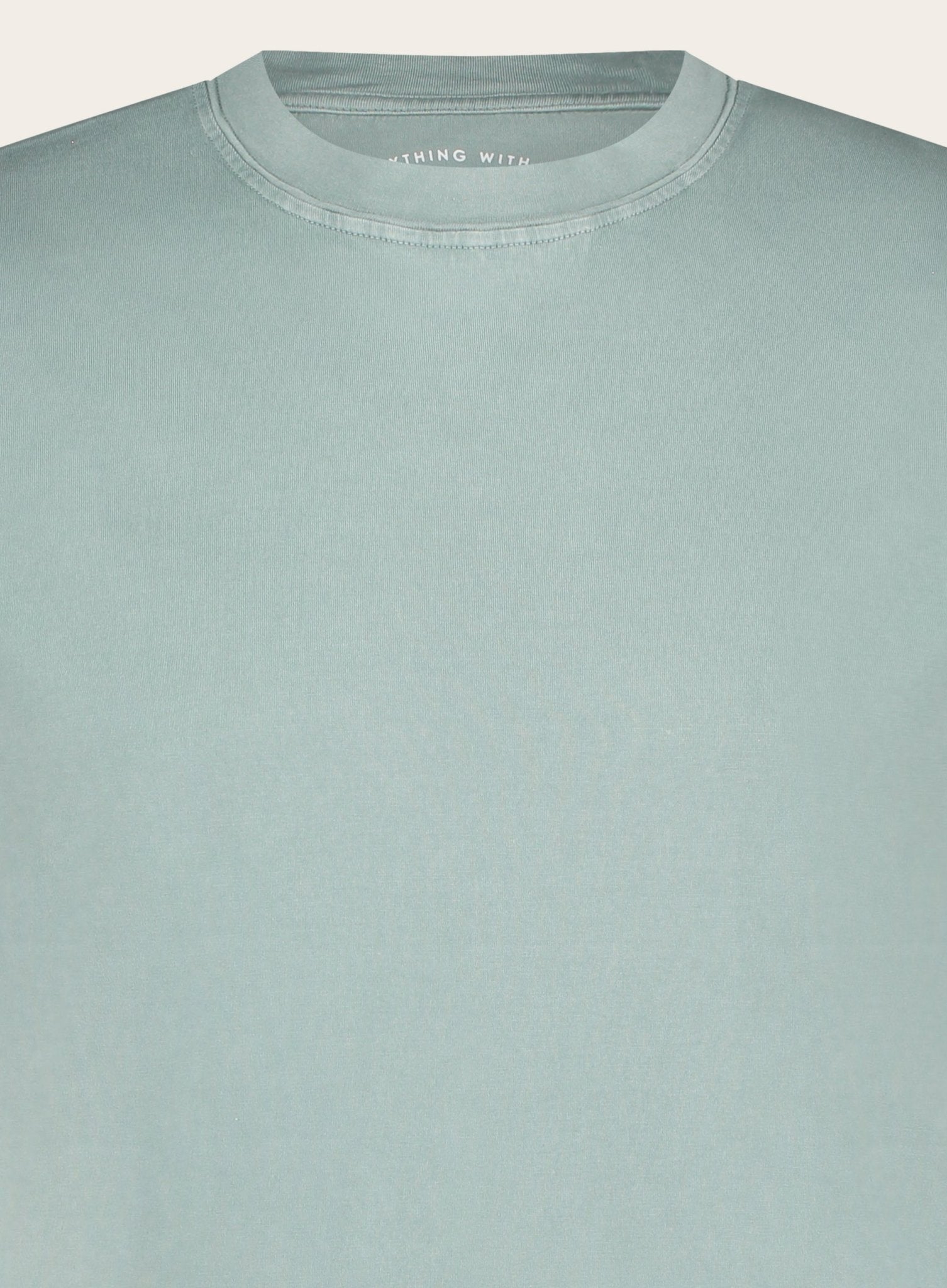 Crewneck T-shirt van katoen | FULL_WIDTH | LEGER GROEN