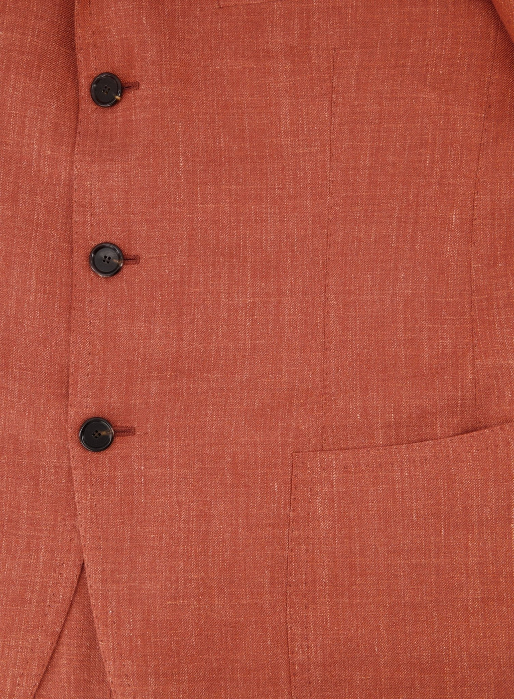 Handgemaakt jasje van cashmere en zijde | FULL_WIDTH | Roest