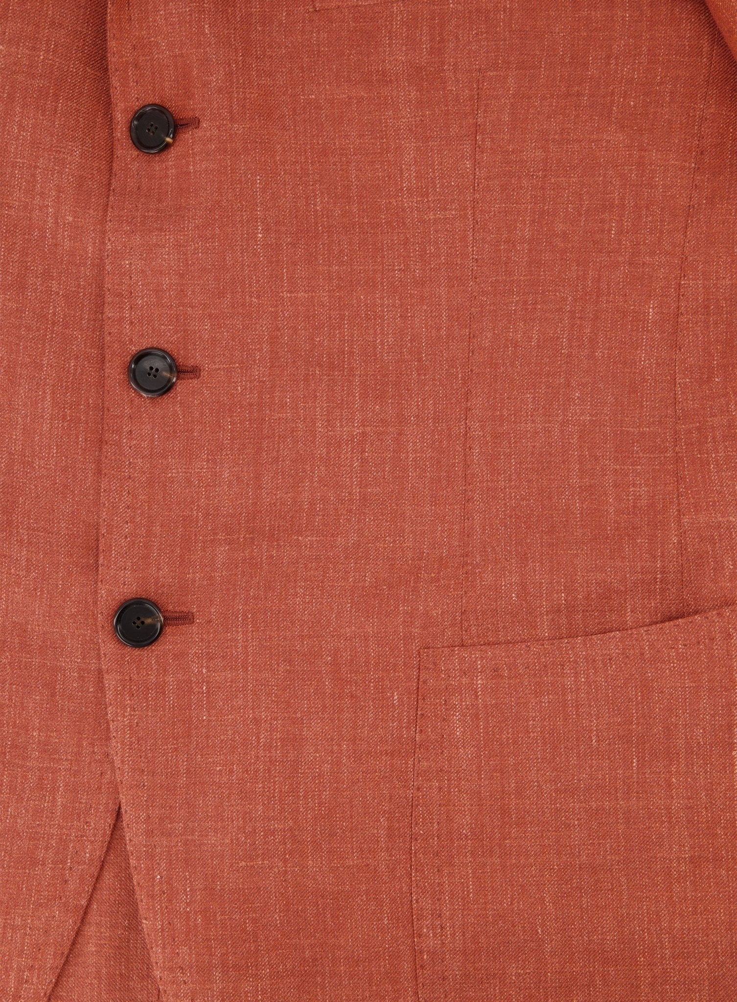 Handgemaakt jasje van cashmere en zijde | FULL_WIDTH | Roest