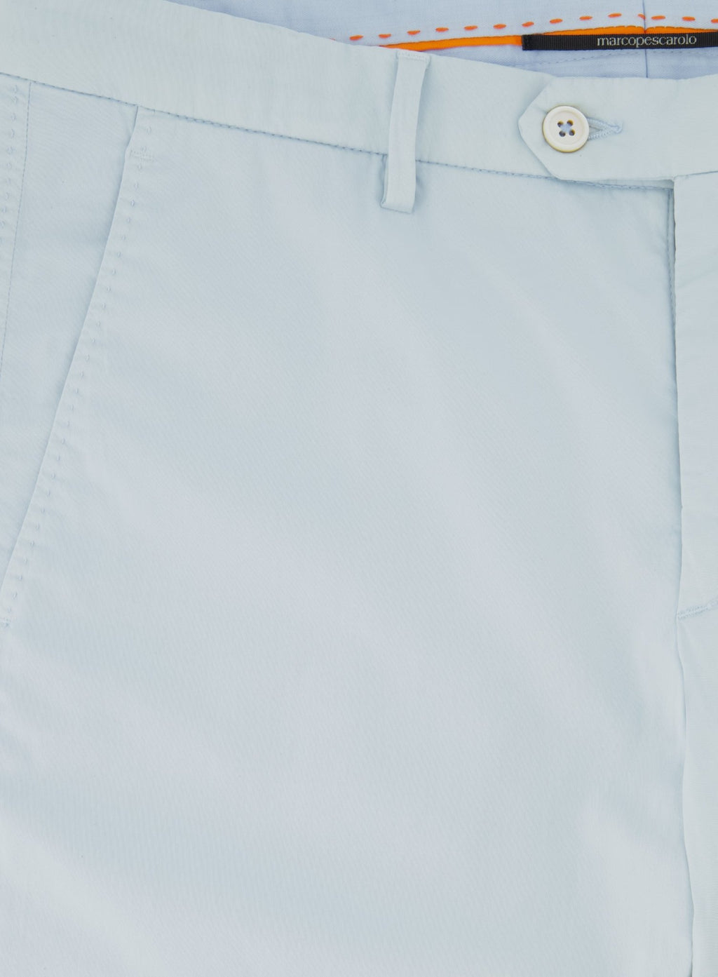 Slim-fit pantalon van katoen | L.Blauw