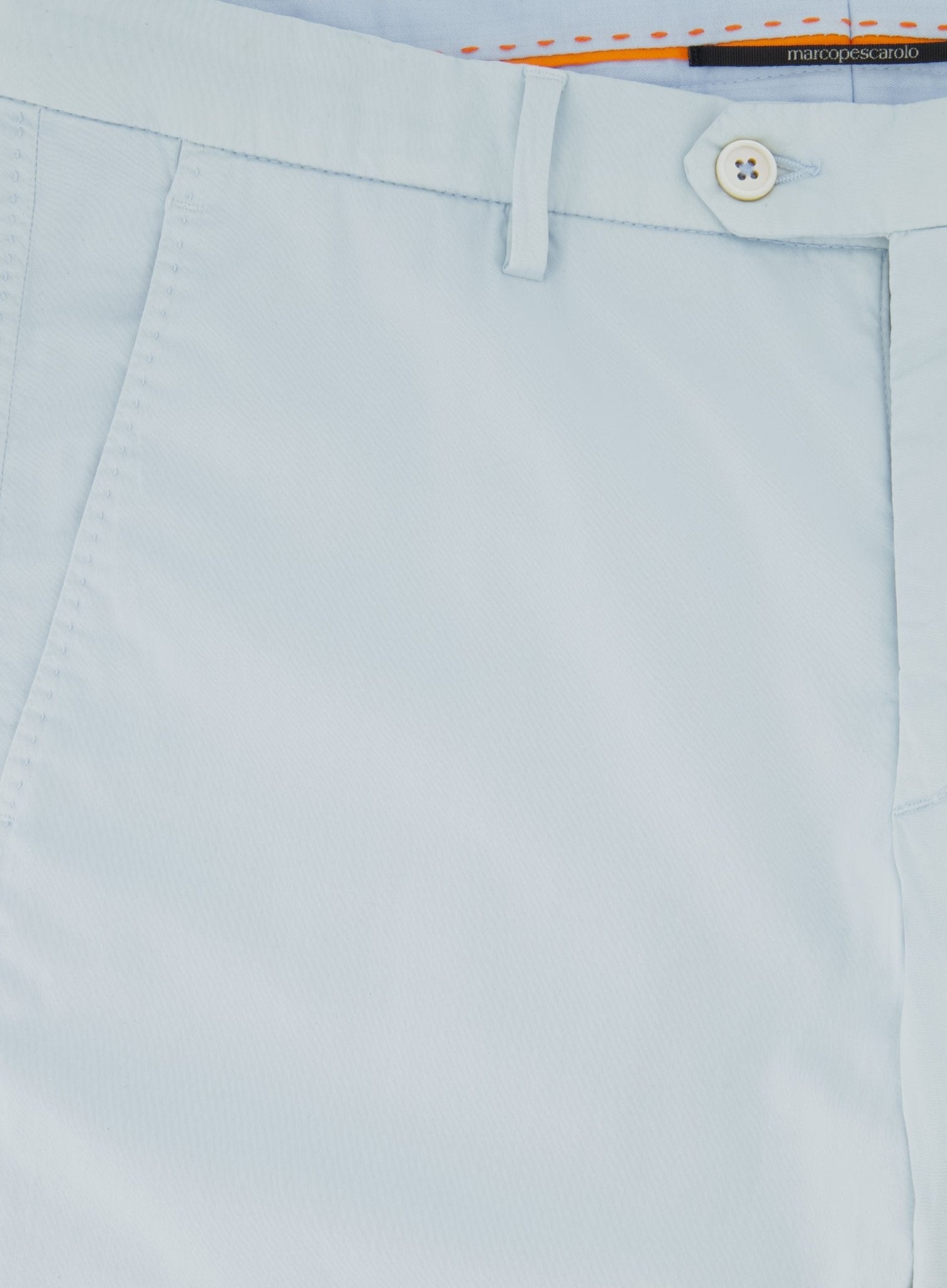 Slim-fit pantalon van katoen | L.Blauw