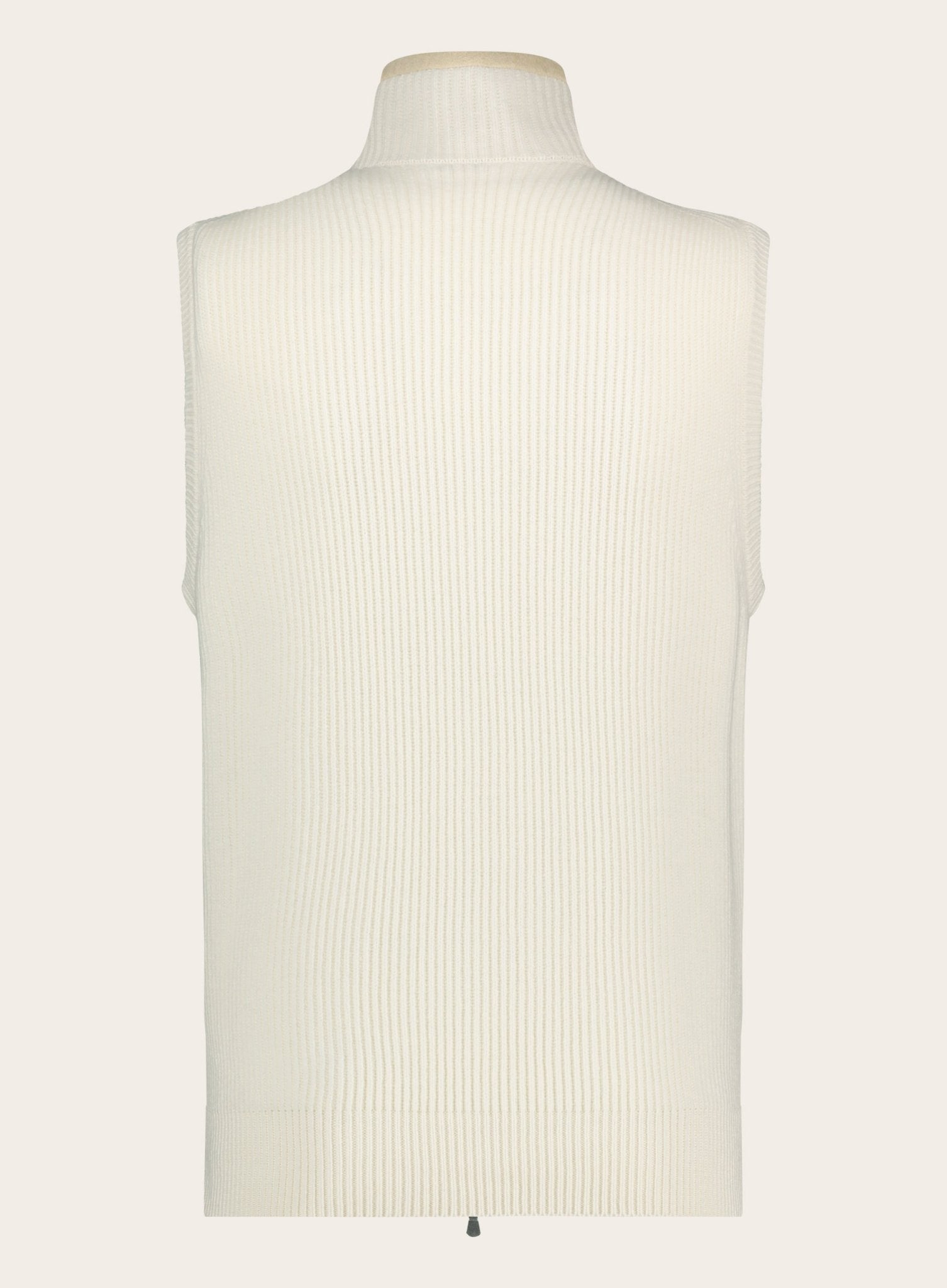 Bodywarmer van wol en cashmere | Wit