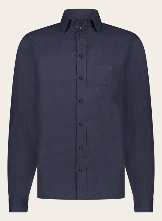 Regular-fit button-down overhemd | BLUE NAVY