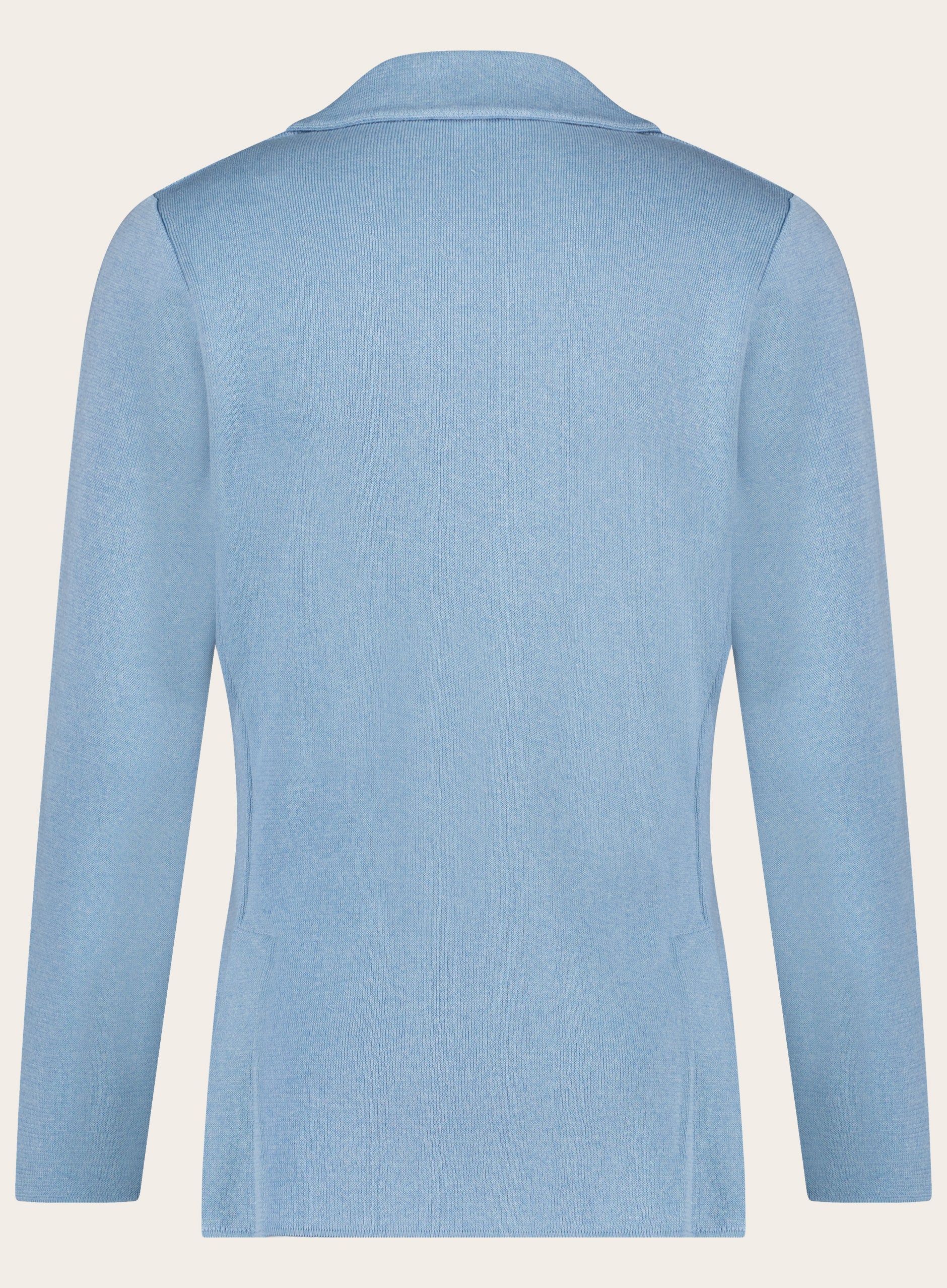 Slim-fit katoenen jasje | L.Blauw