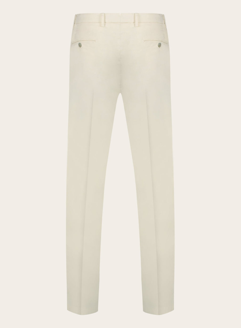 Slim-fit pantalon van katoen | Wit