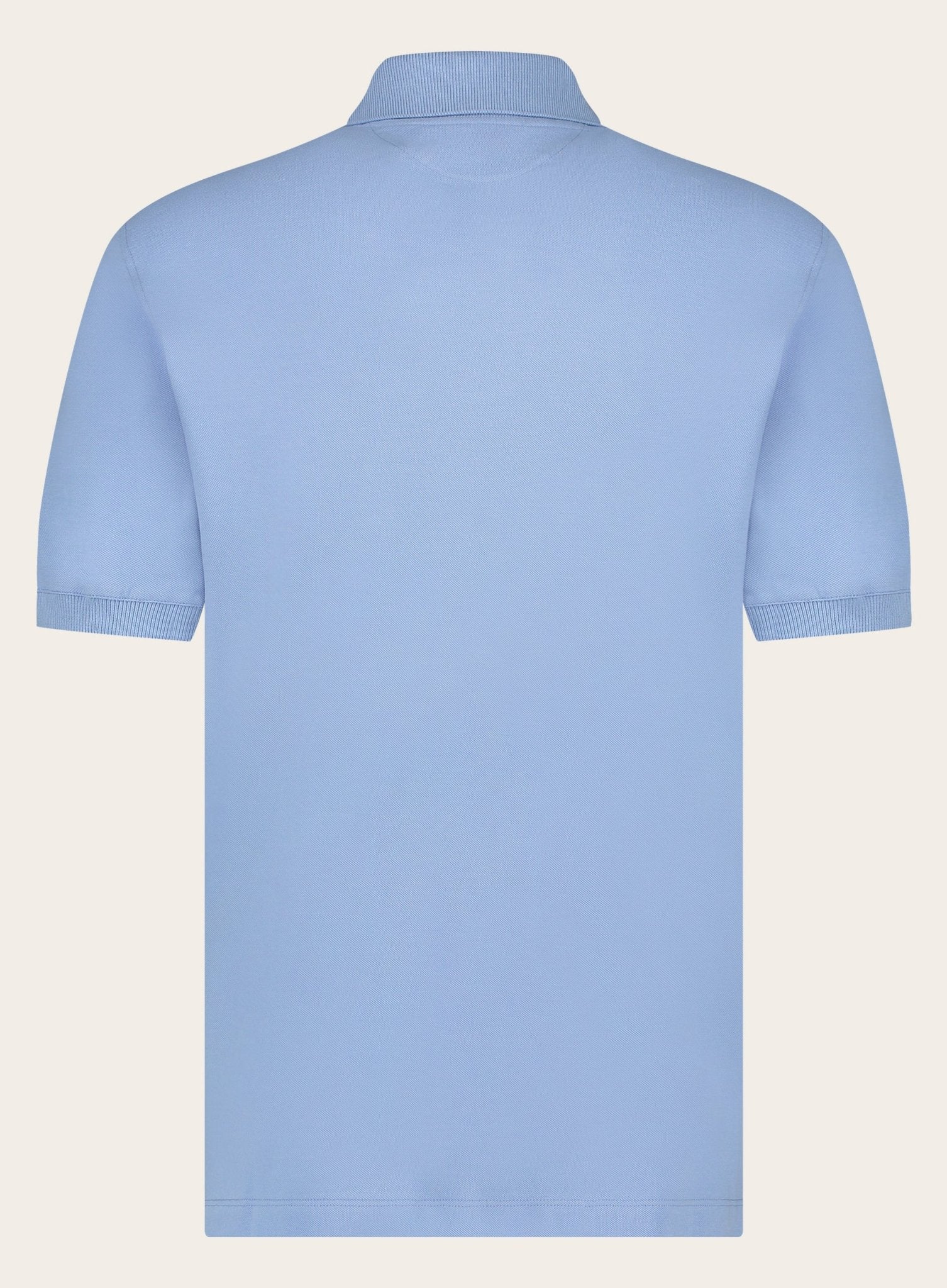 Poloshirt met korte mouwen van katoen | L.Blauw