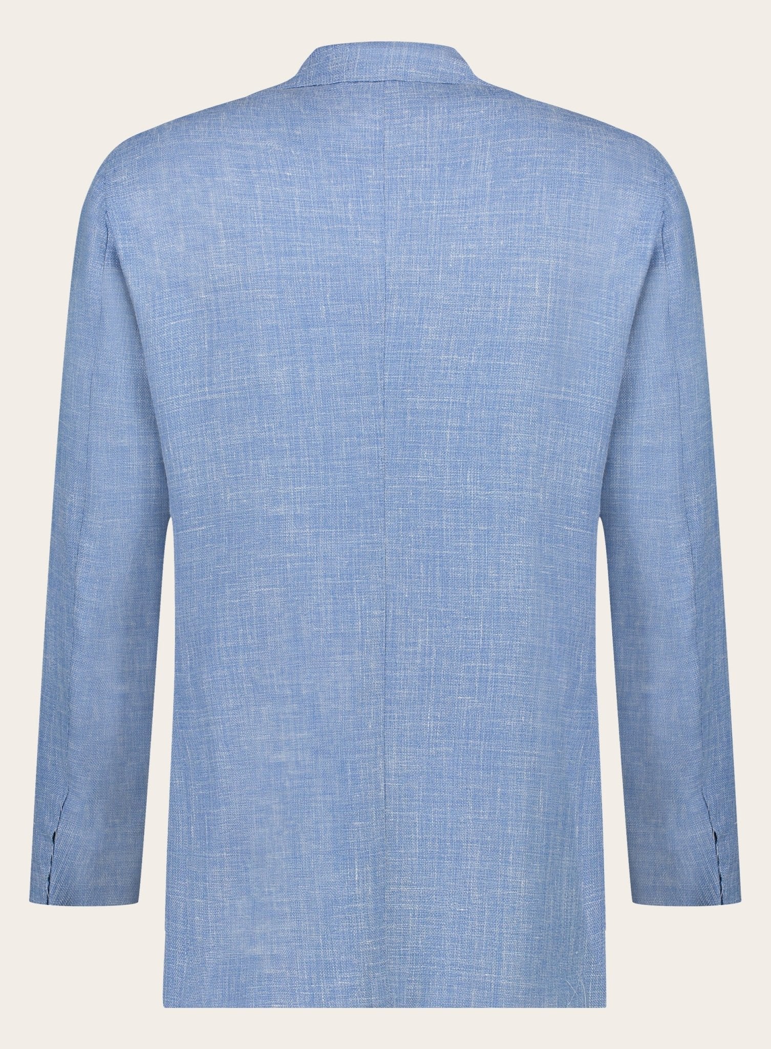Handgemaakt jasje van wol en linnen | L.Blauw