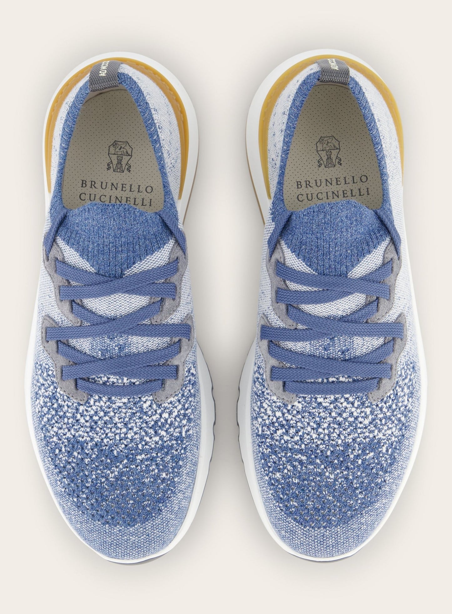 Knitted low-top sneakers | L.Blauw