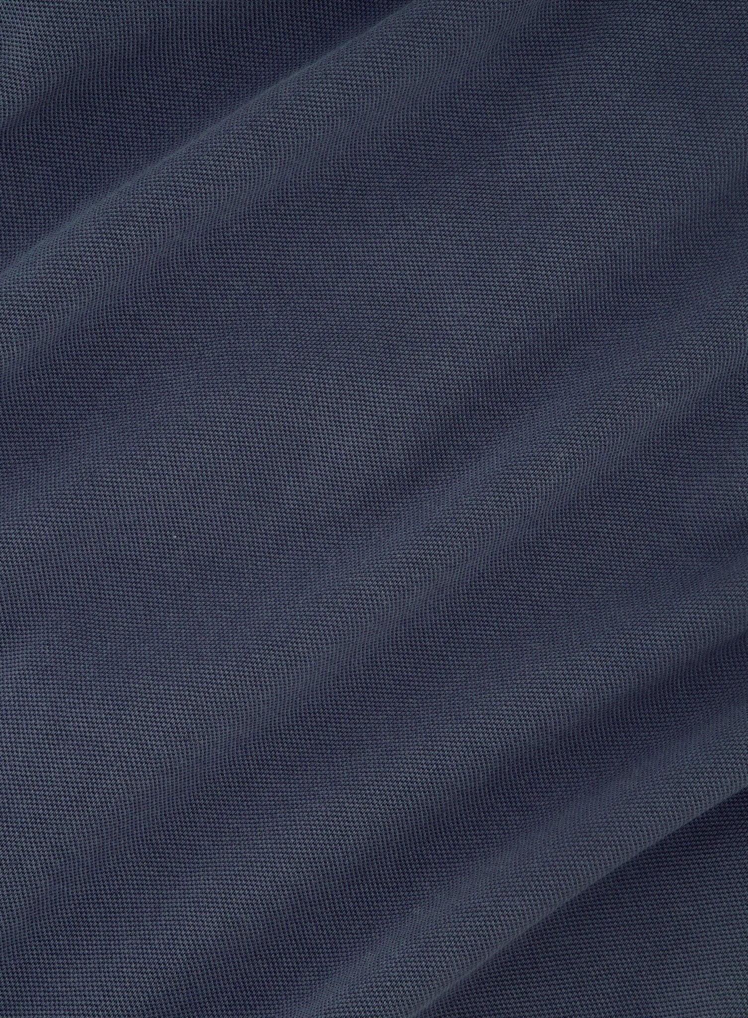 Poloshirt met lange mouwen van katoen | Blauw