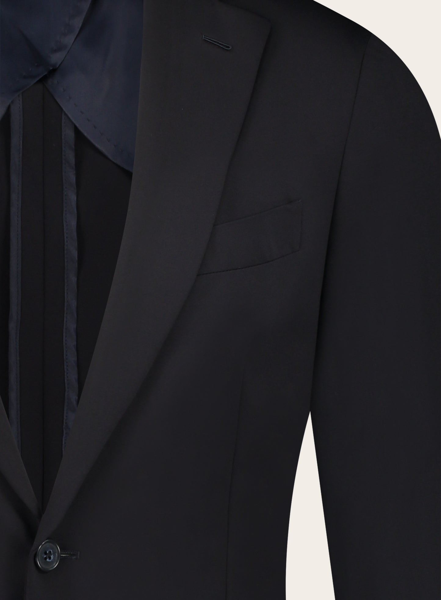 Slim-fit virgin wollen pak