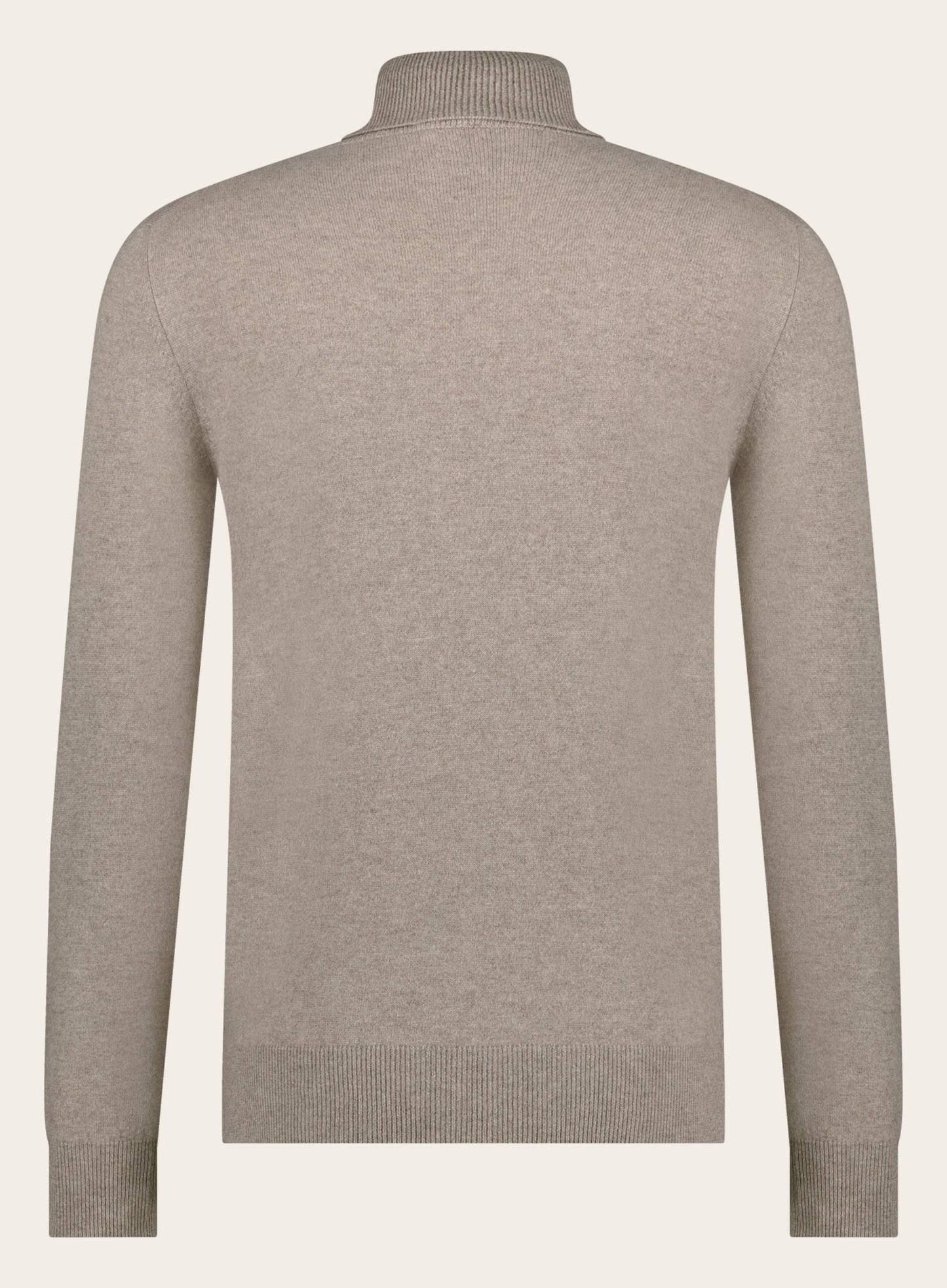 Slim-fit cashmere coltrui | Beige