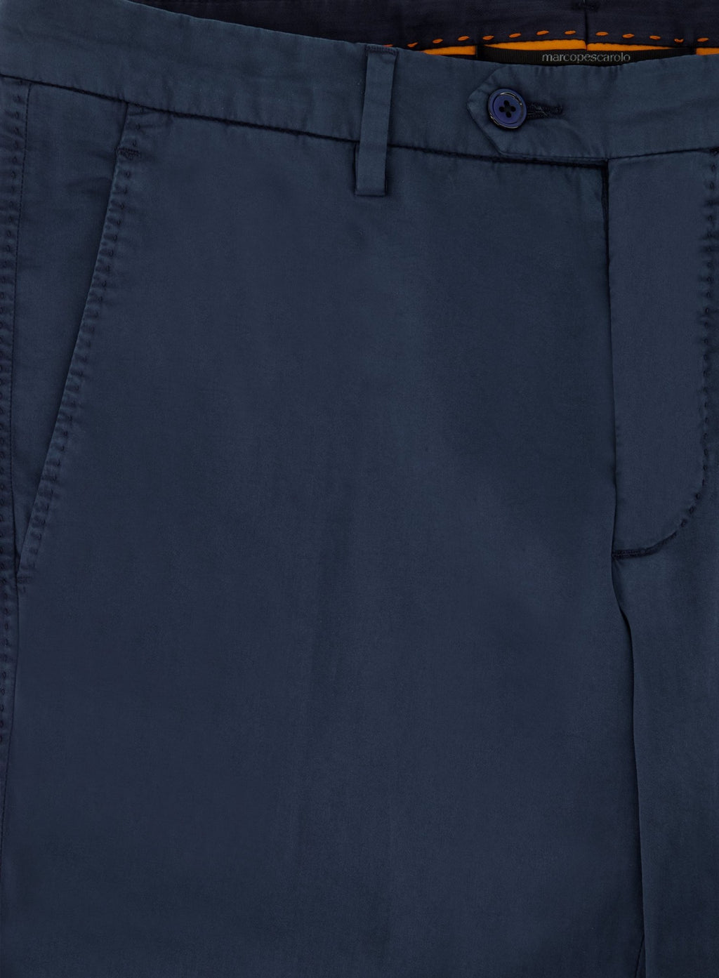 Slim-fit pantalon van katoen | FULL_WIDTH | BLUE NAVY