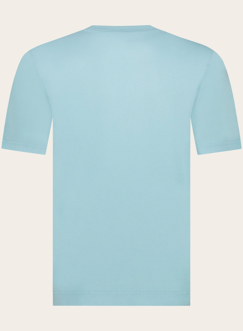 Crewneck T-shirt van katoen | Turqoise