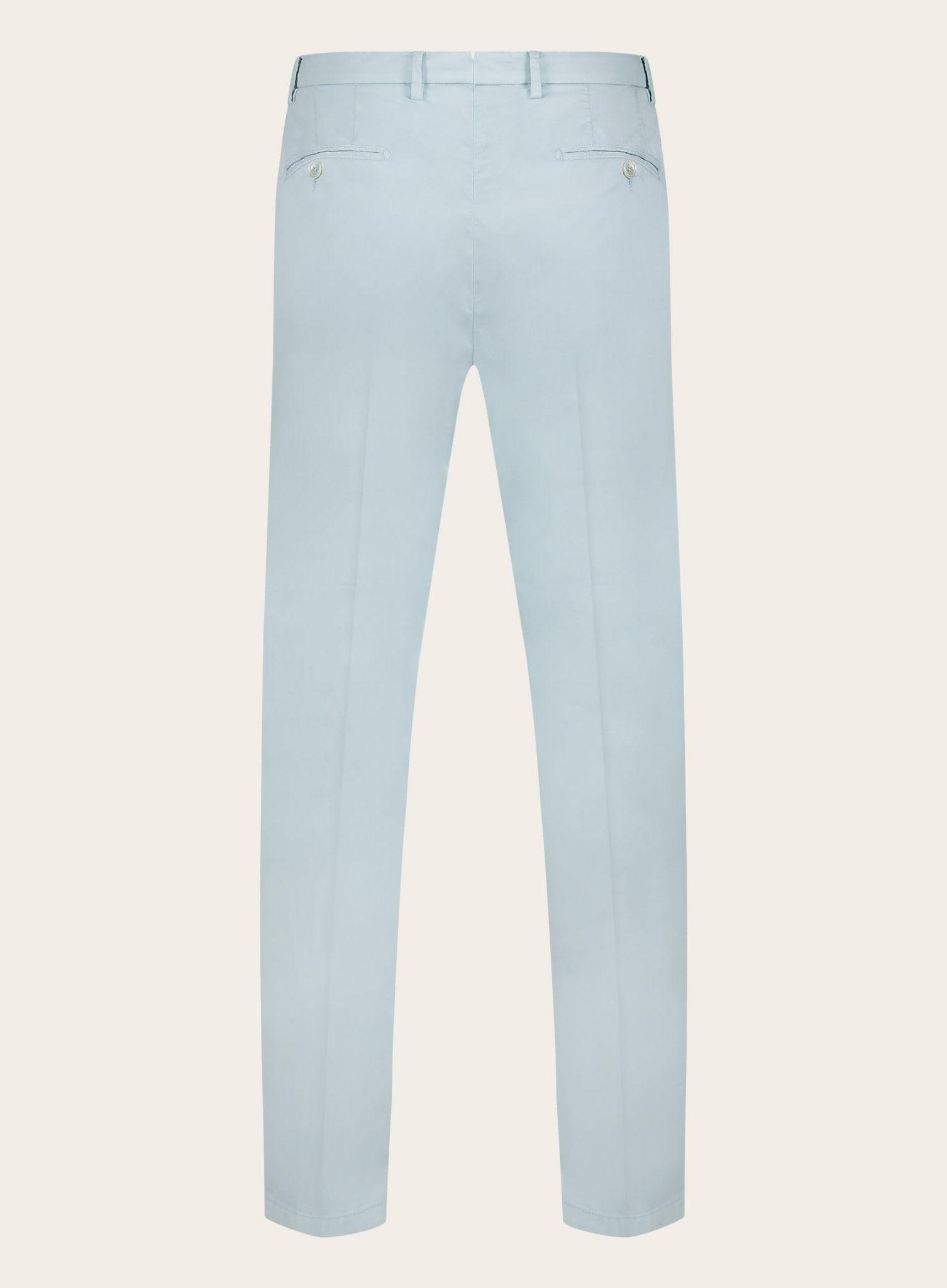 Slim-fit pantalon van katoen | L.Blauw