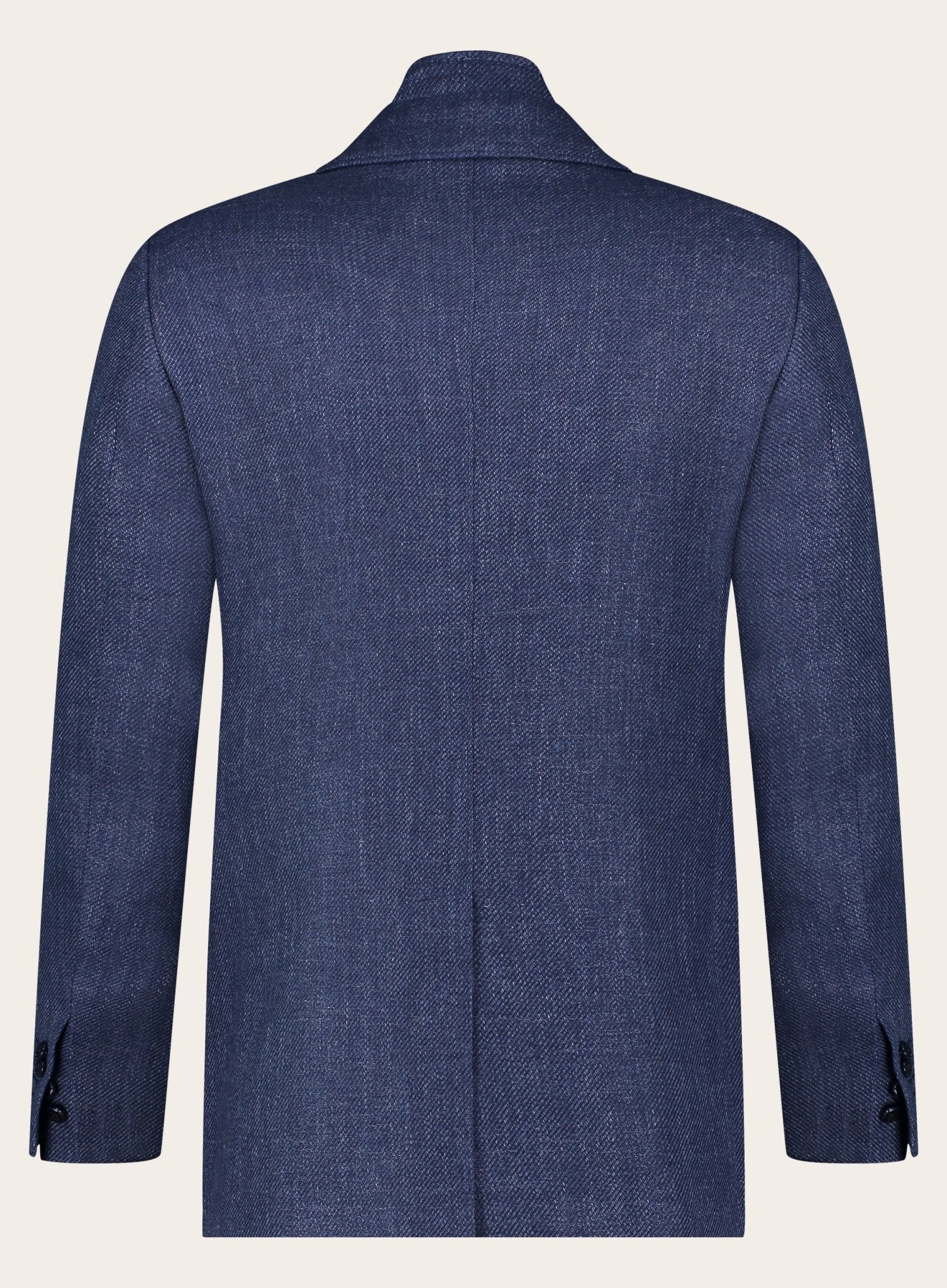 Jasje van wol met binnenwerk | Blauw
