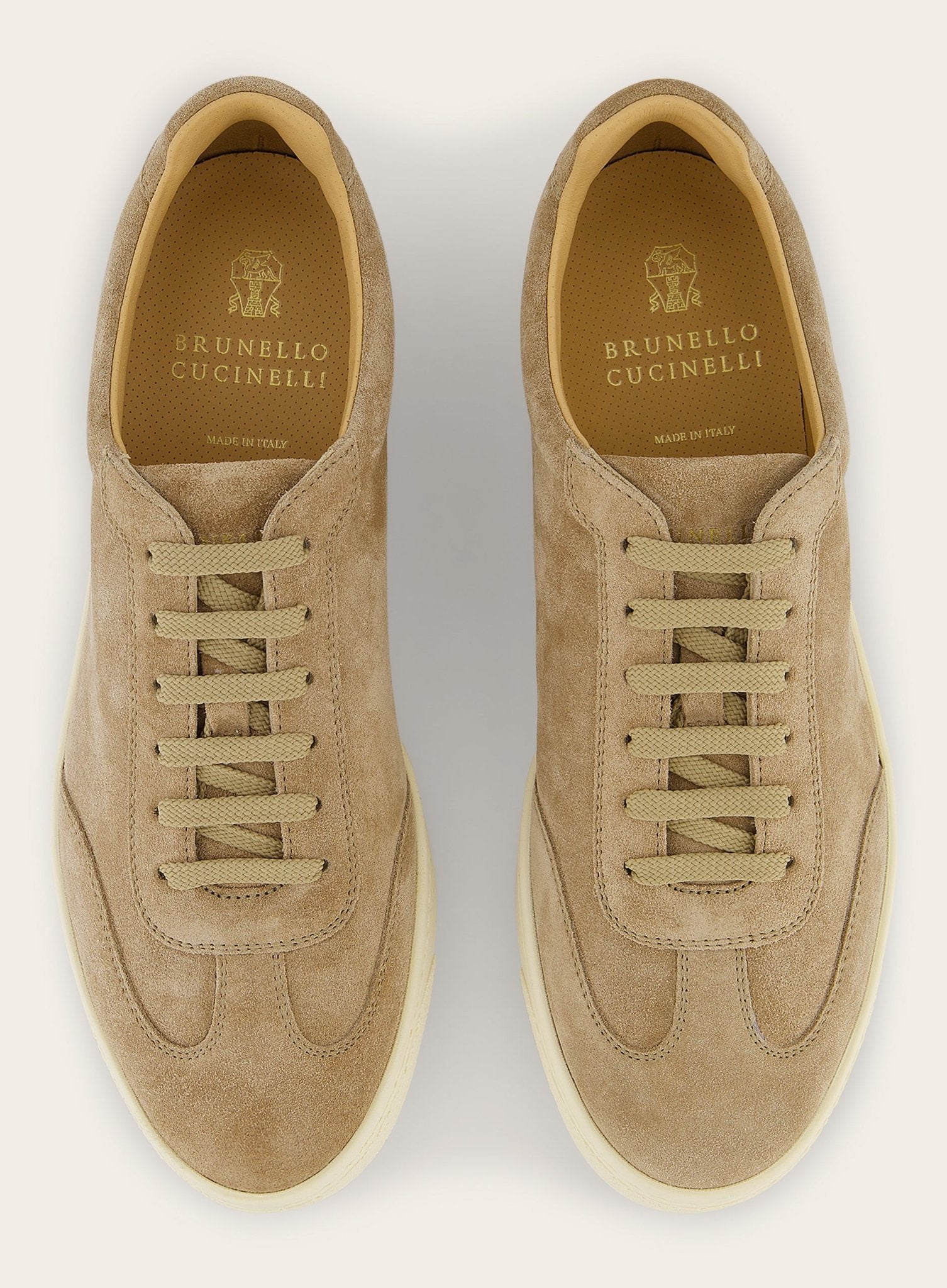 Sneakers van suède | Beige