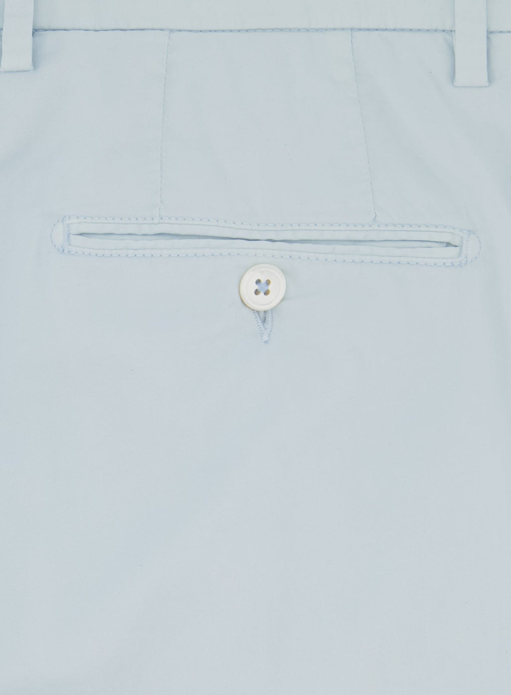Slim-fit pantalon van katoen | L.Blauw