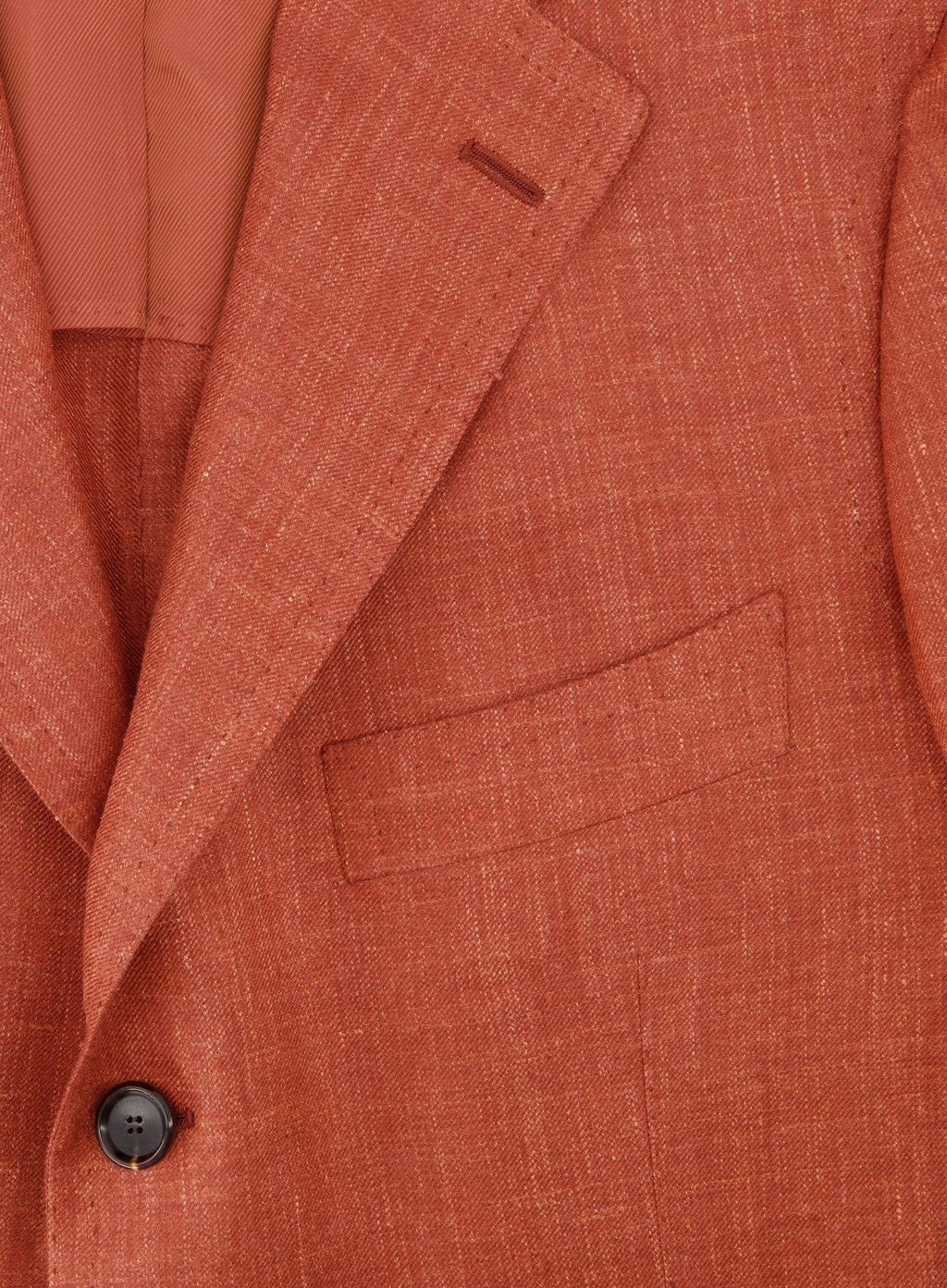 Handgemaakt jasje van cashmere en zijde | FULL_WIDTH | Roest