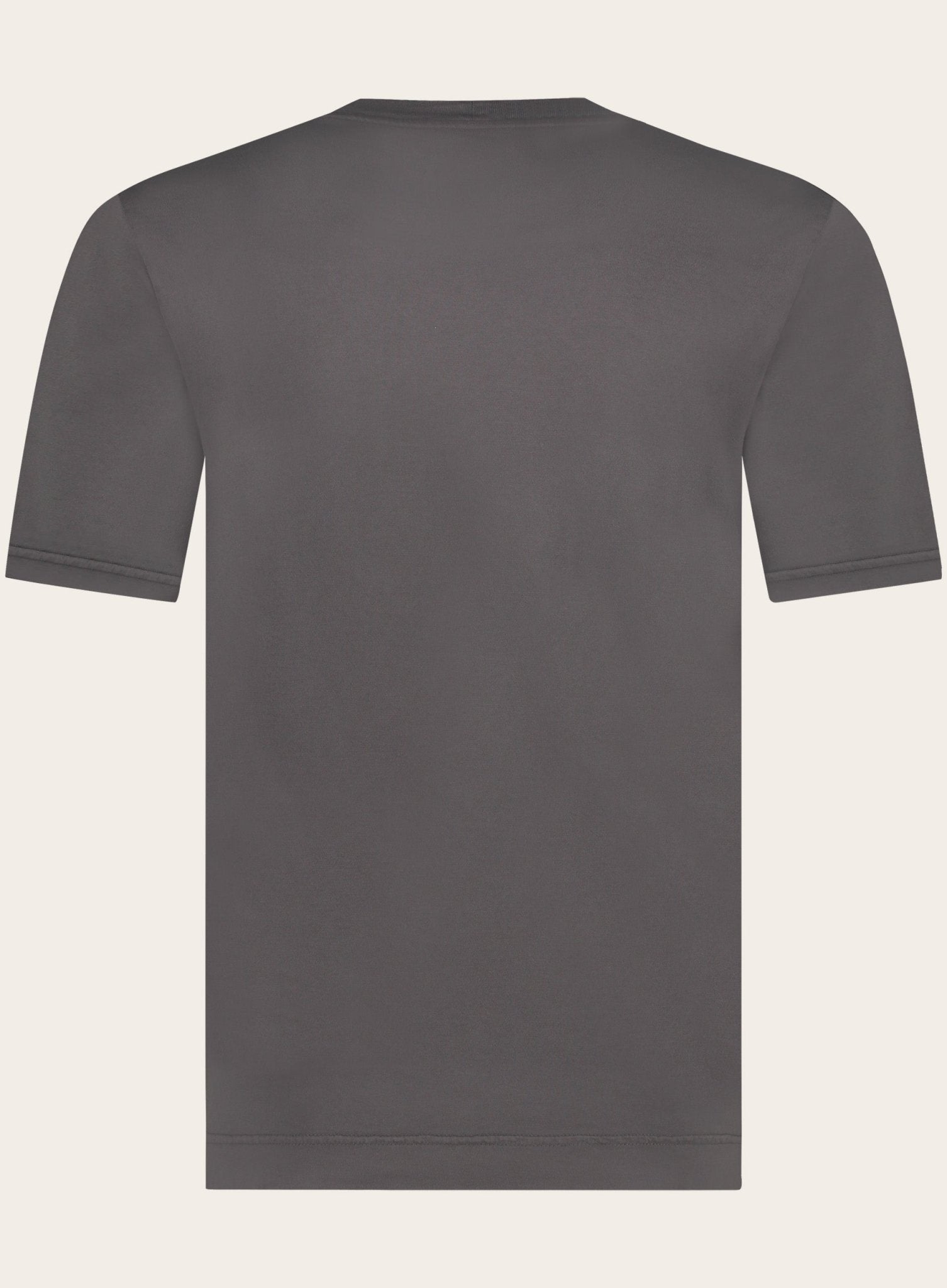 Crewneck T-shirt van katoen | Grijs