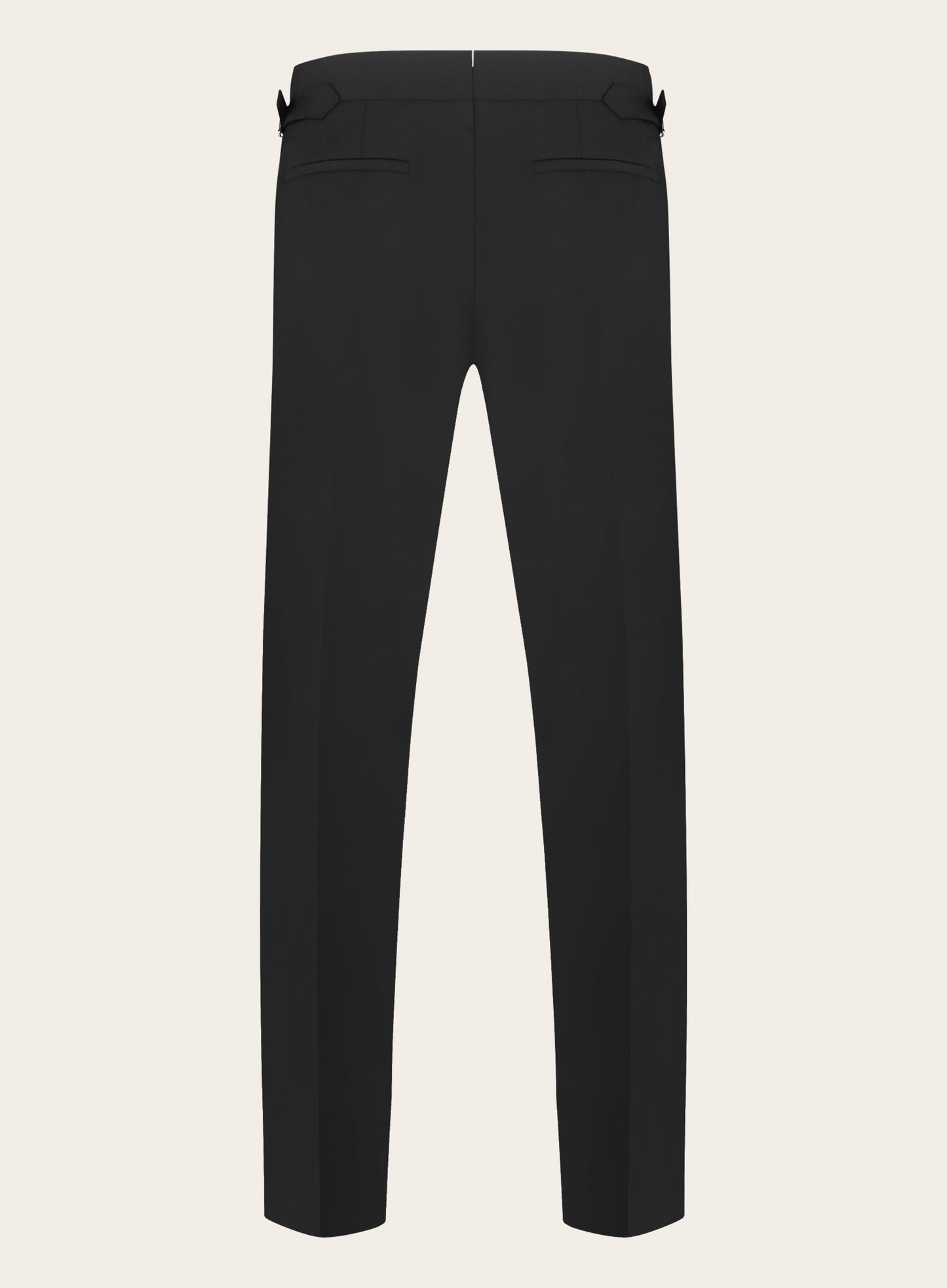 Slim-fit smoking pantalon | Zwart