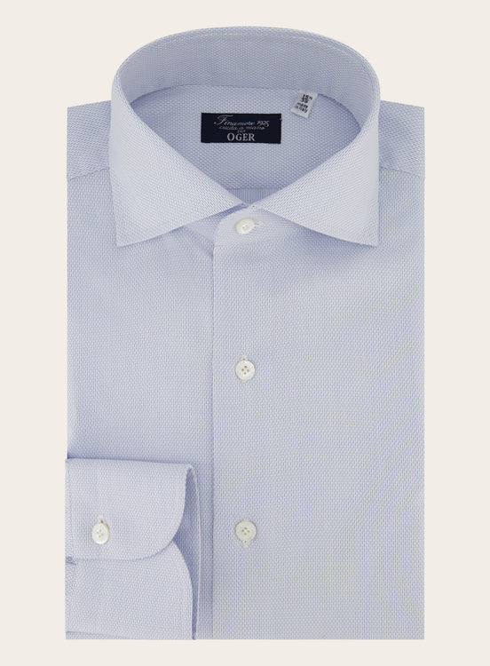 Regular-fit shirt van katoen | Wit