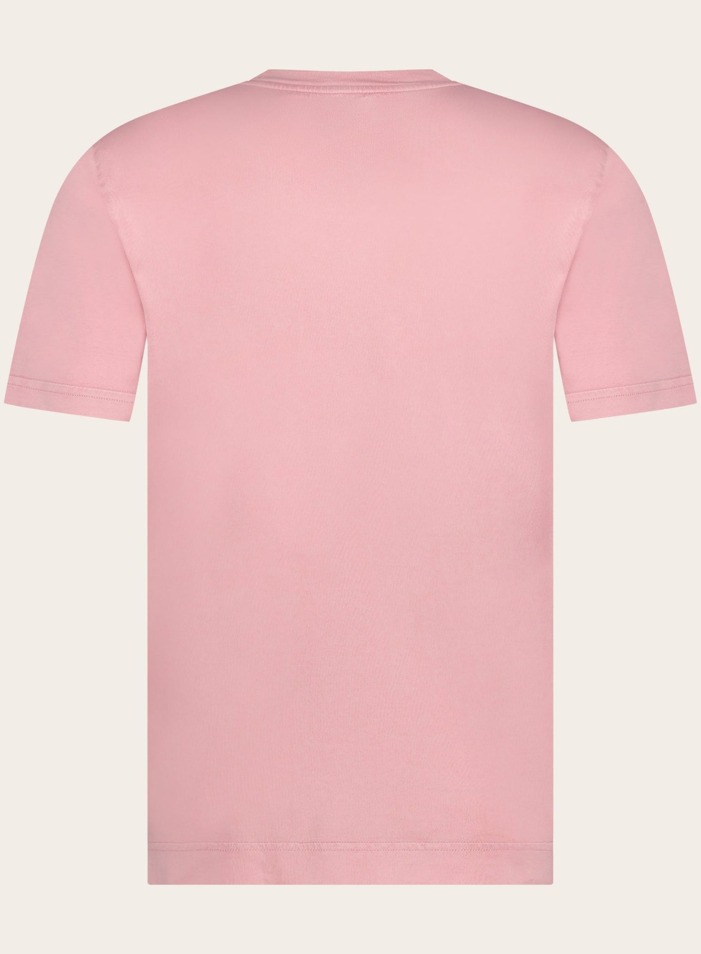 Crewneck T-shirt van katoen | Roze