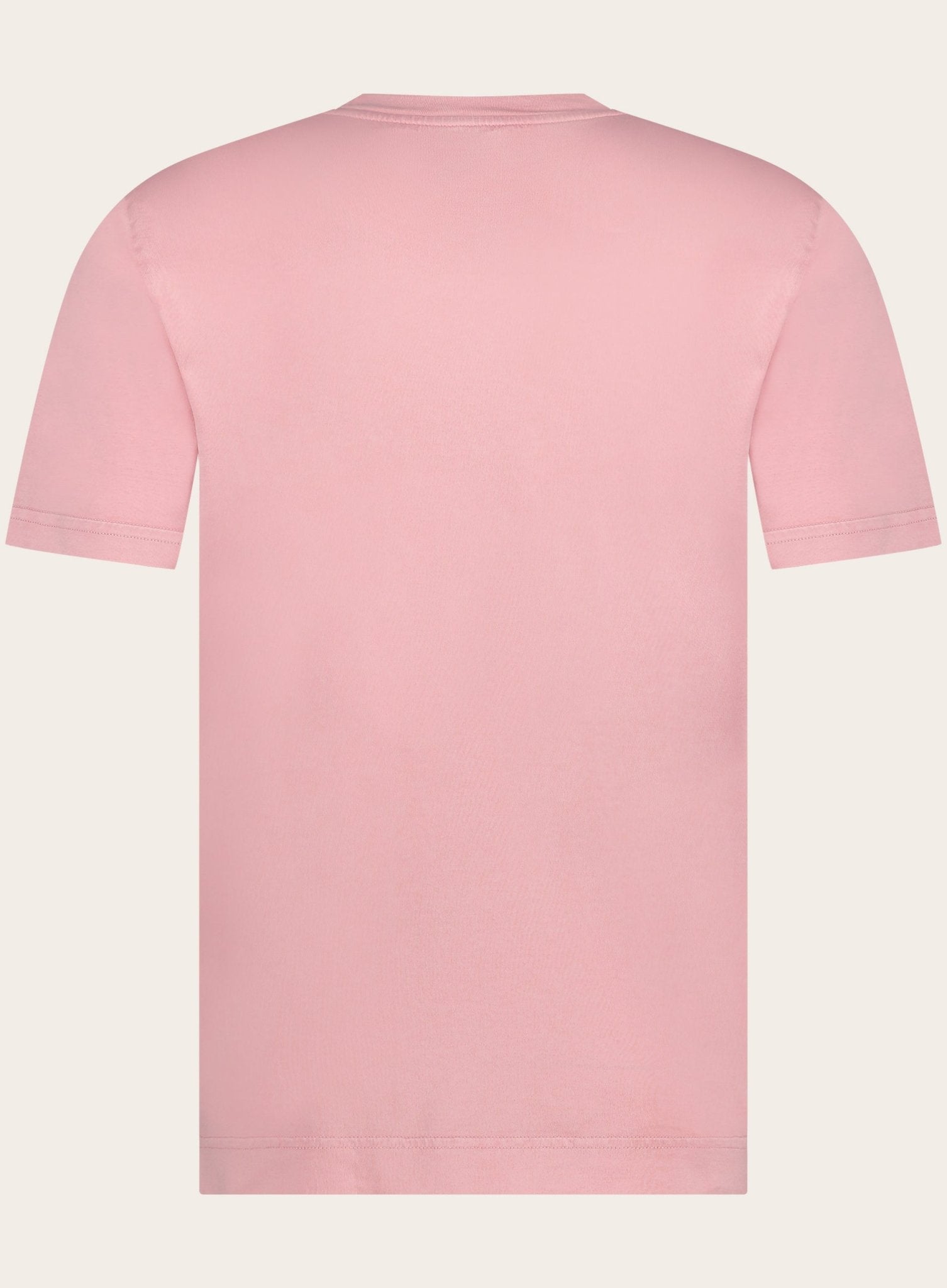Crewneck T-shirt van katoen | Roze