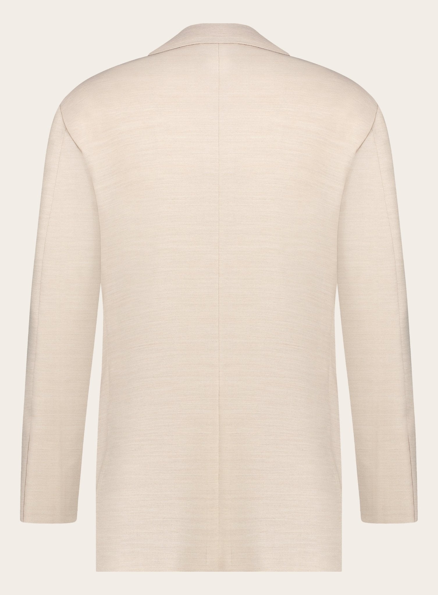 Slim-fit jasje van wol en cashmere | Beige