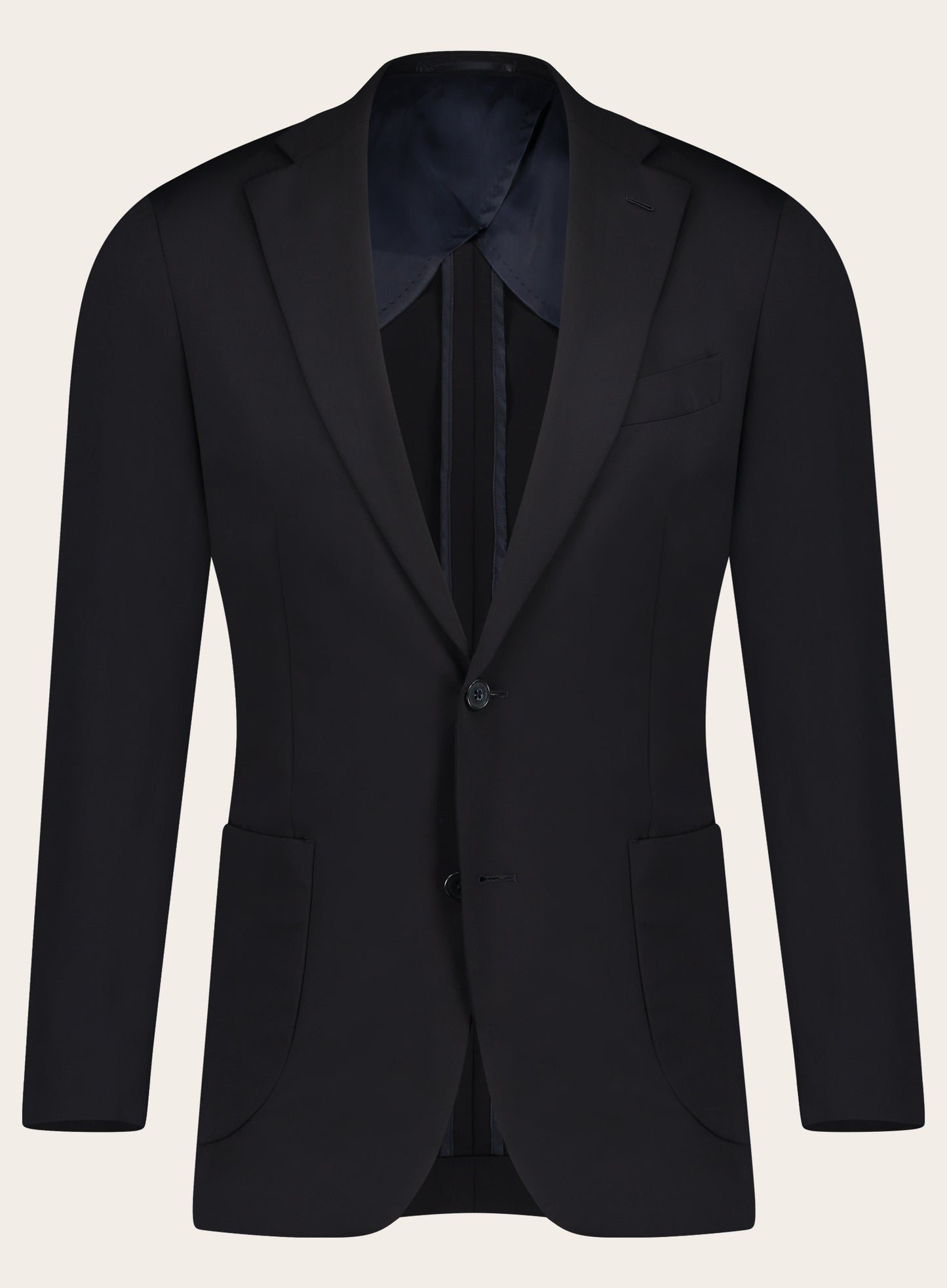 Slim-fit virgin wollen pak