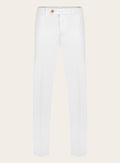 Regular-fit katoenen chino | Wit
