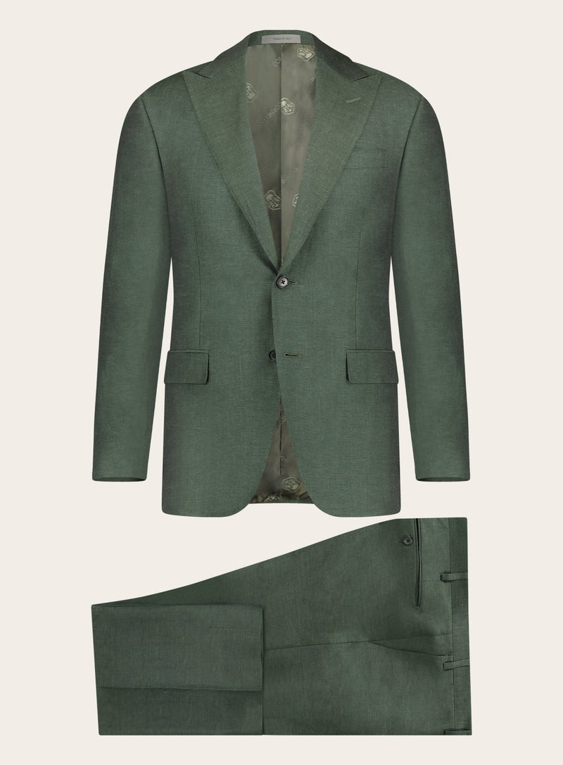 Suit of linen and wool