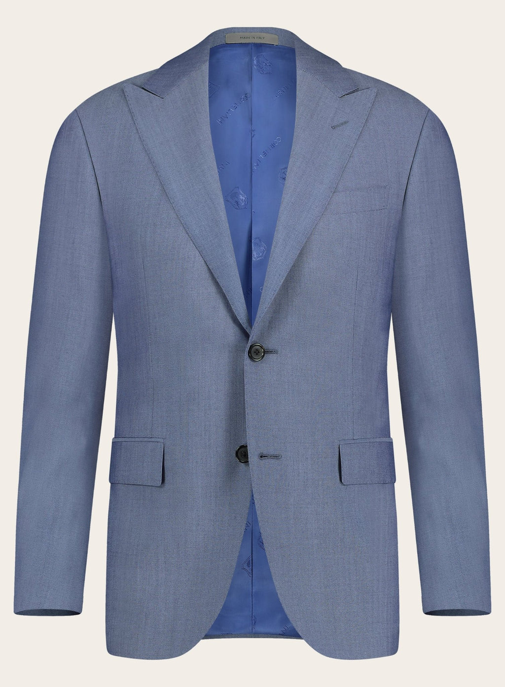 Driedelig pak van wol | L.Blauw