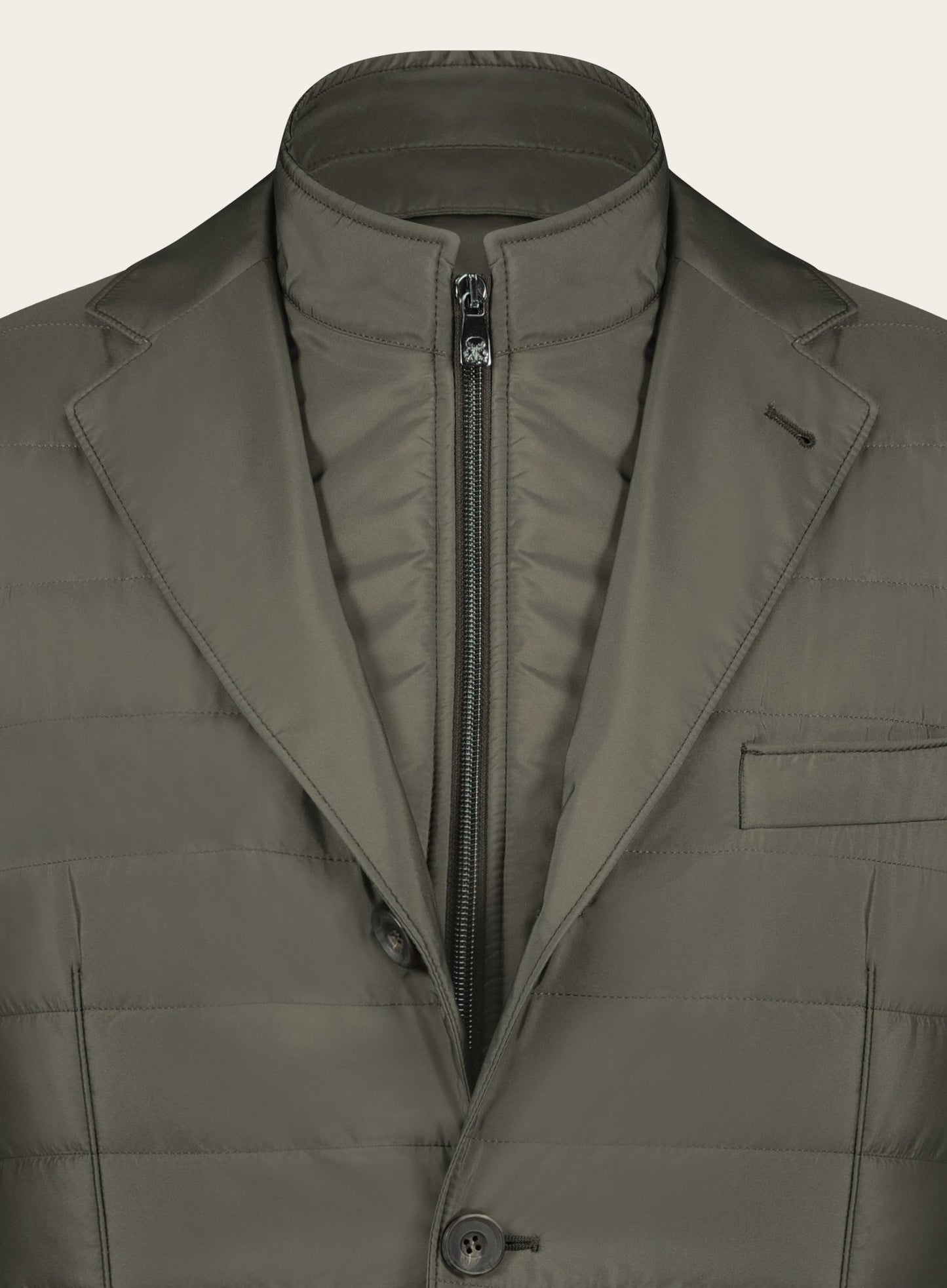 Padded jacket with removable interior