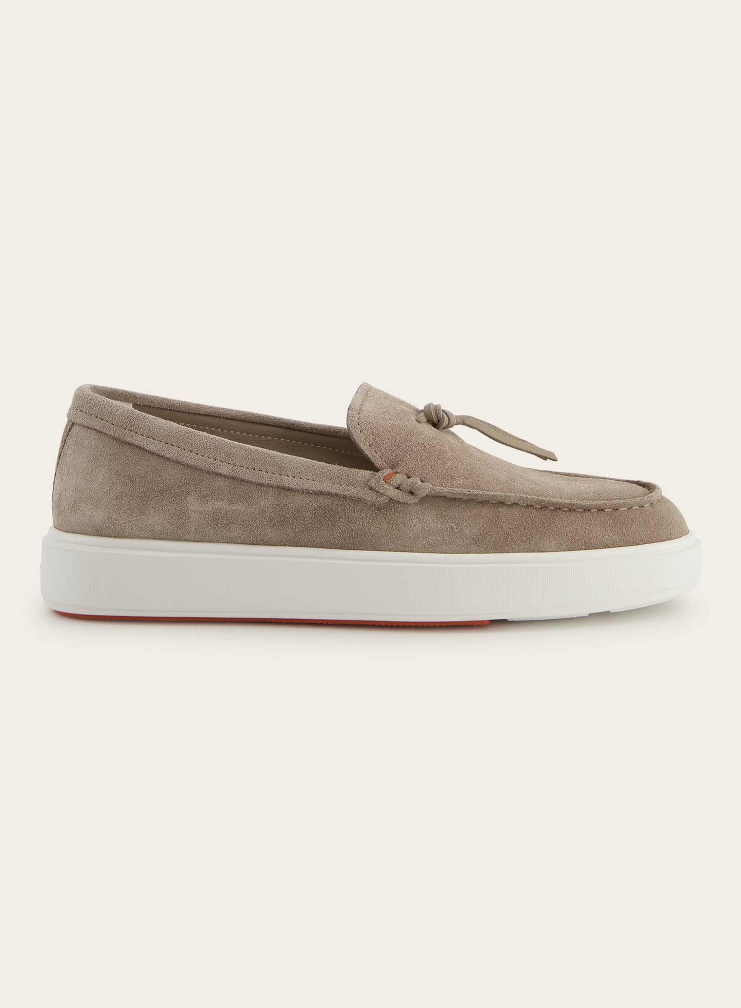 Suède Clean Icon tassel loafers | TAUPE