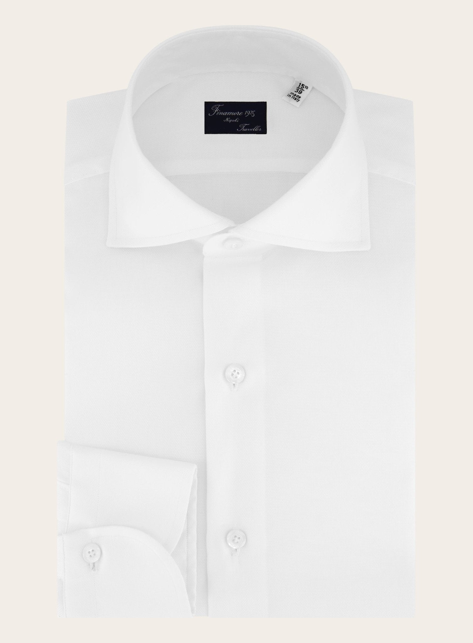 Napoli shirt van katoen | Wit