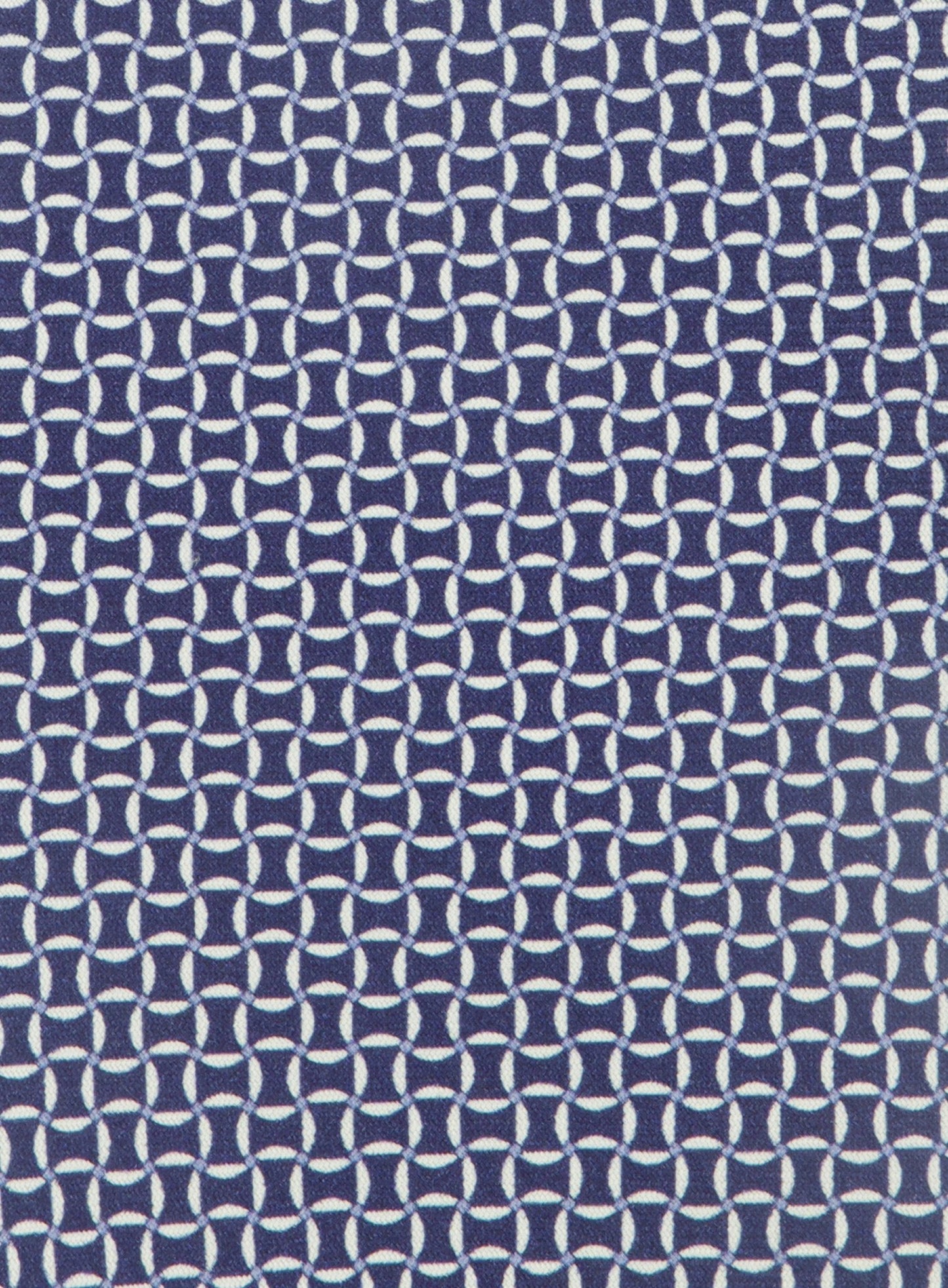 Stropdas met print van zijde | Blauw