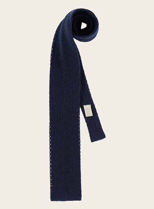 Knitted cashmere stropdas
