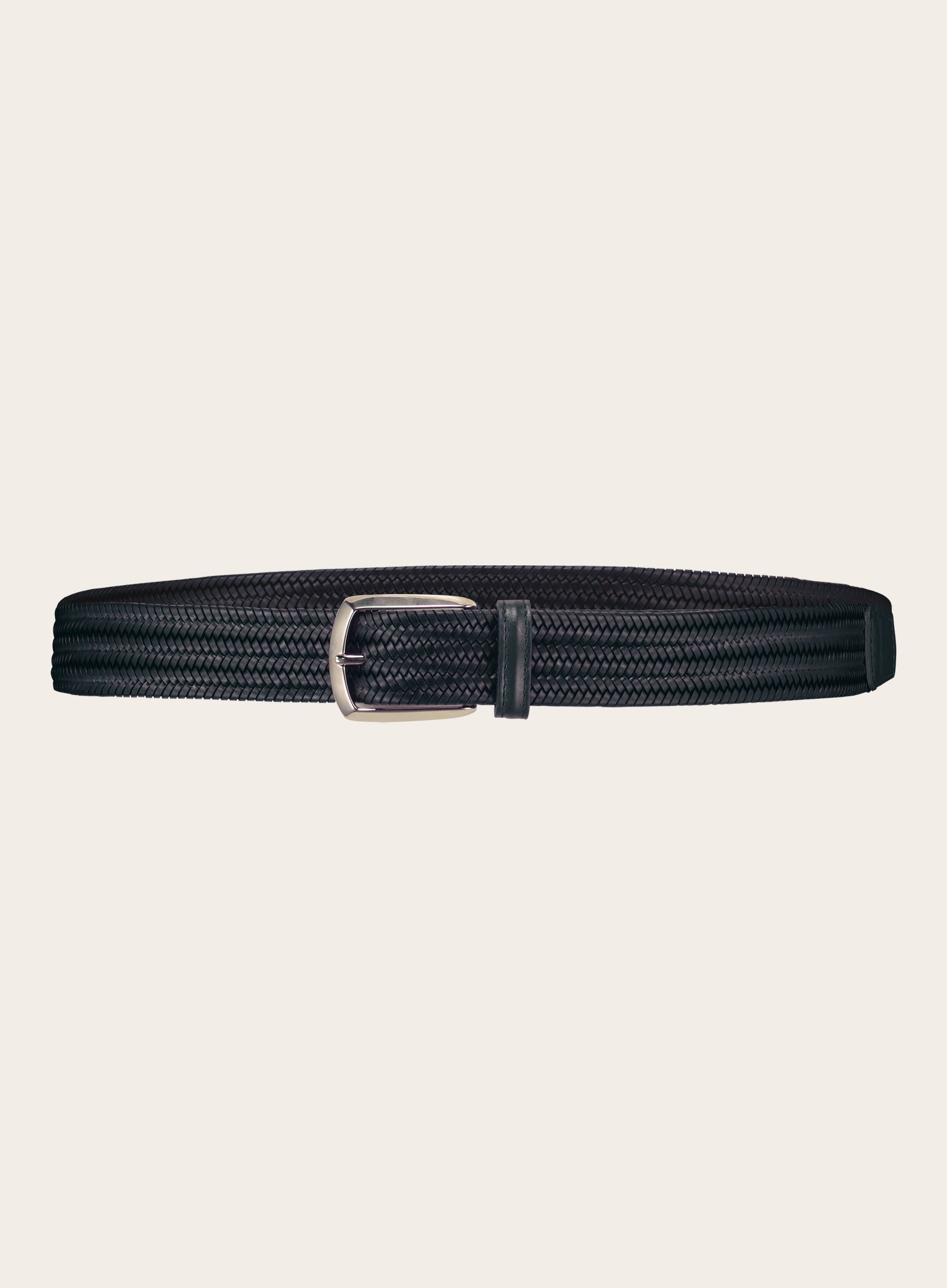 Gevlochten riem | D.blauw