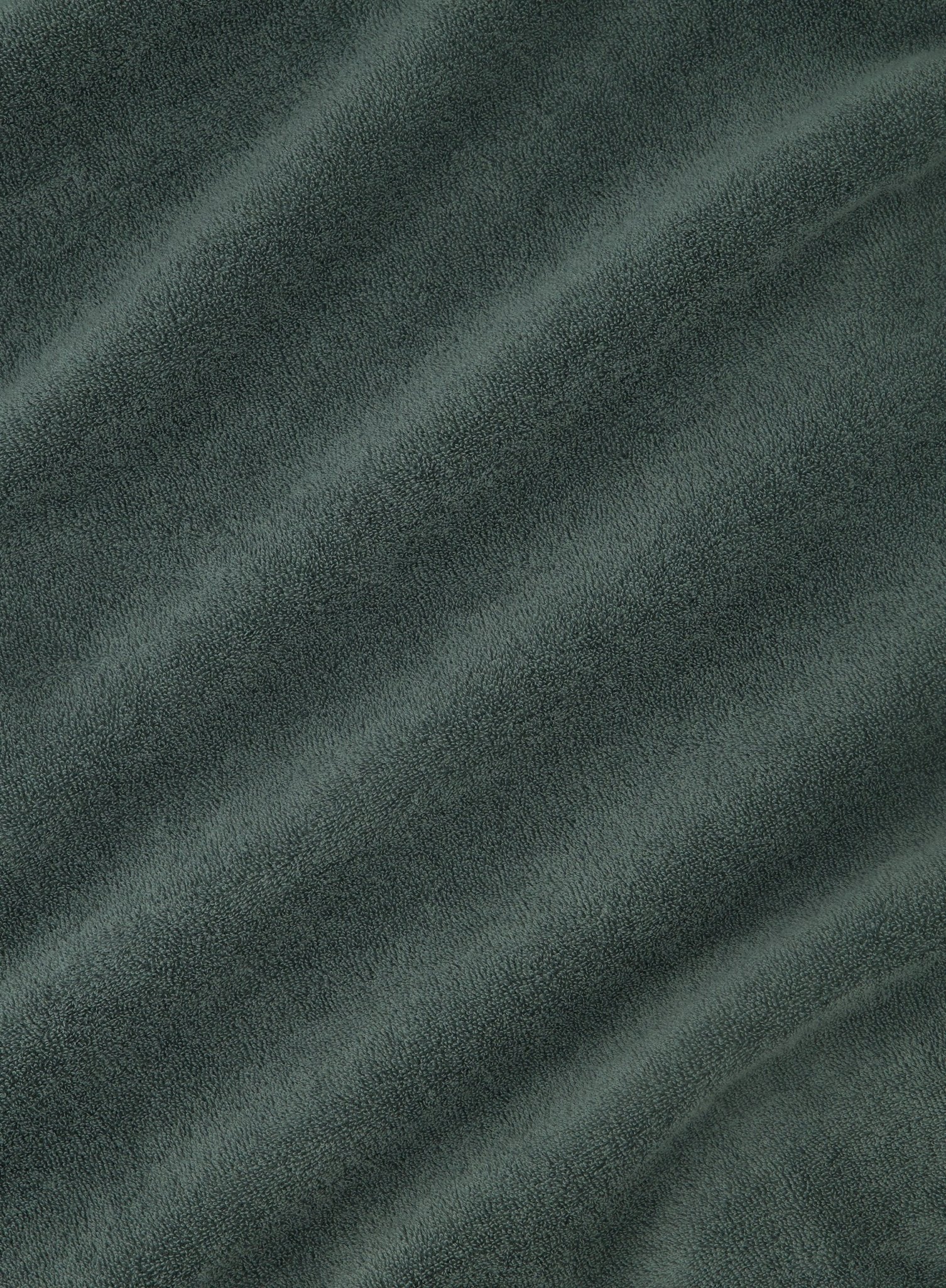 Poloshirt met lange mouwen van badstof | Groen