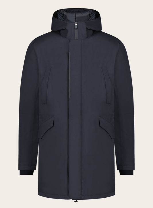 Laminar Long Padded parka | BLUE NAVY