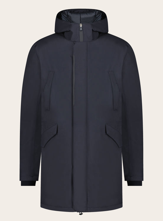 Laminar Long Padded parka | BLUE NAVY