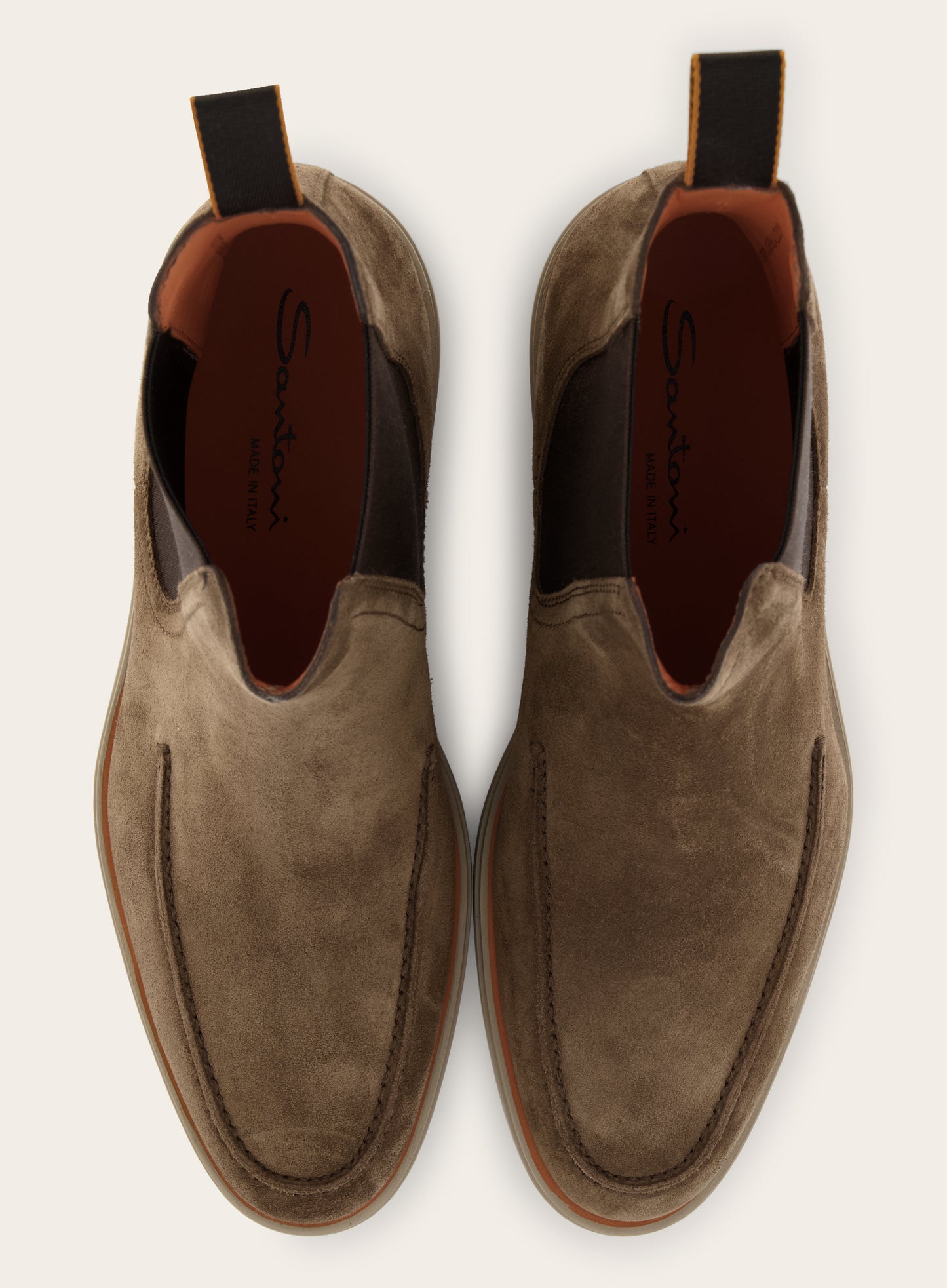 Suède Detroit chelsea boots