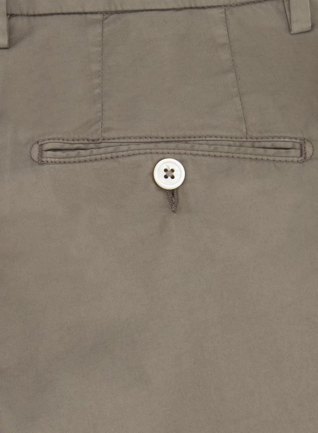 Slim-fit pantalon van katoen | TAUPE