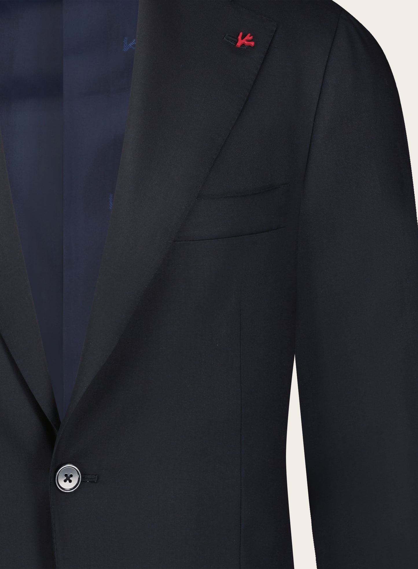 Slim-fit Aquaspider S160 wollen pak | BLUE NAVY