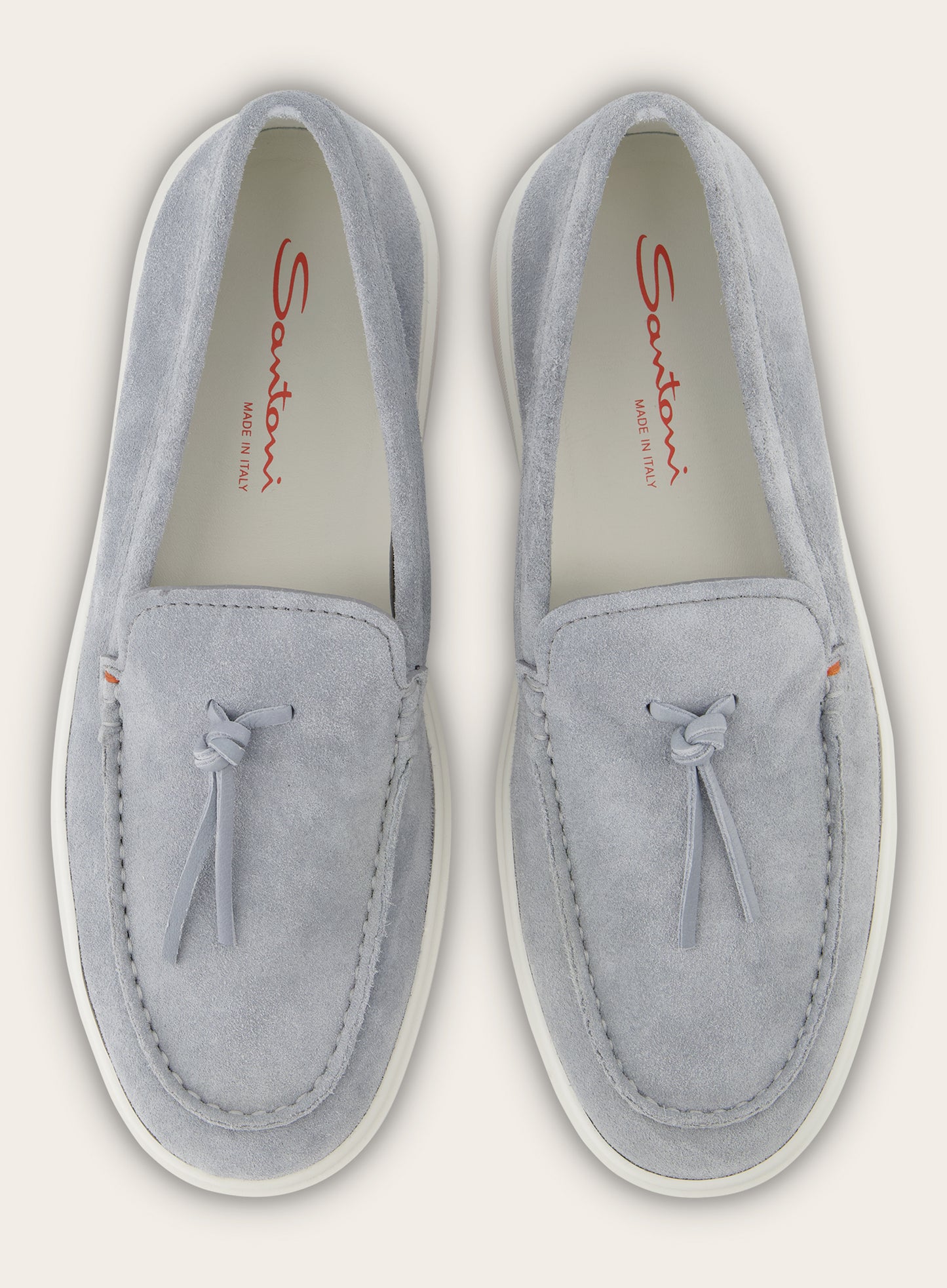 Suède Clean Icon tassel loafers | L.Blauw