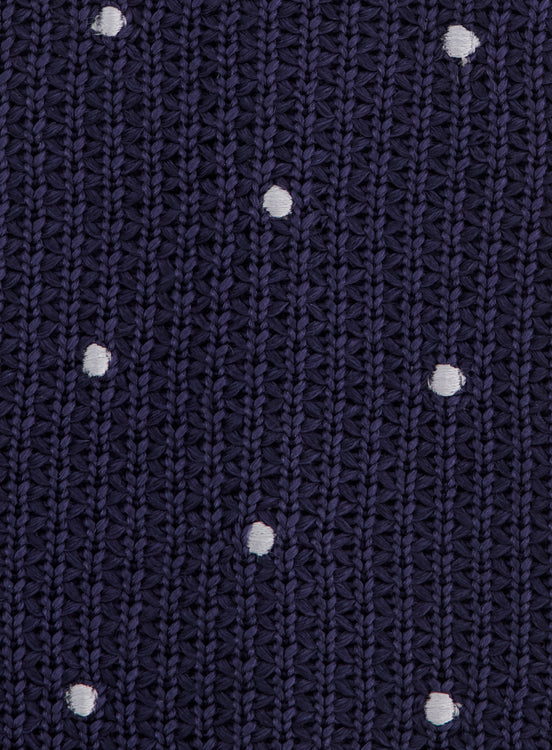 Polka dot stropdas | BLUE NAVY