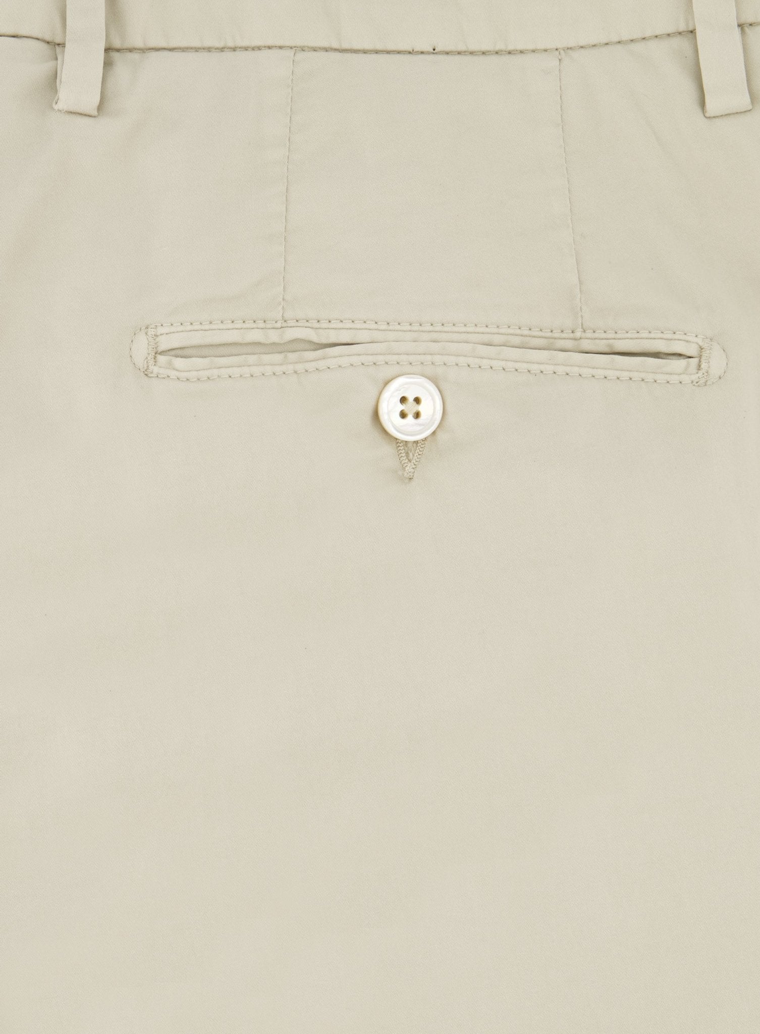 Slim-fit pantalon van katoen | L.BEIGE