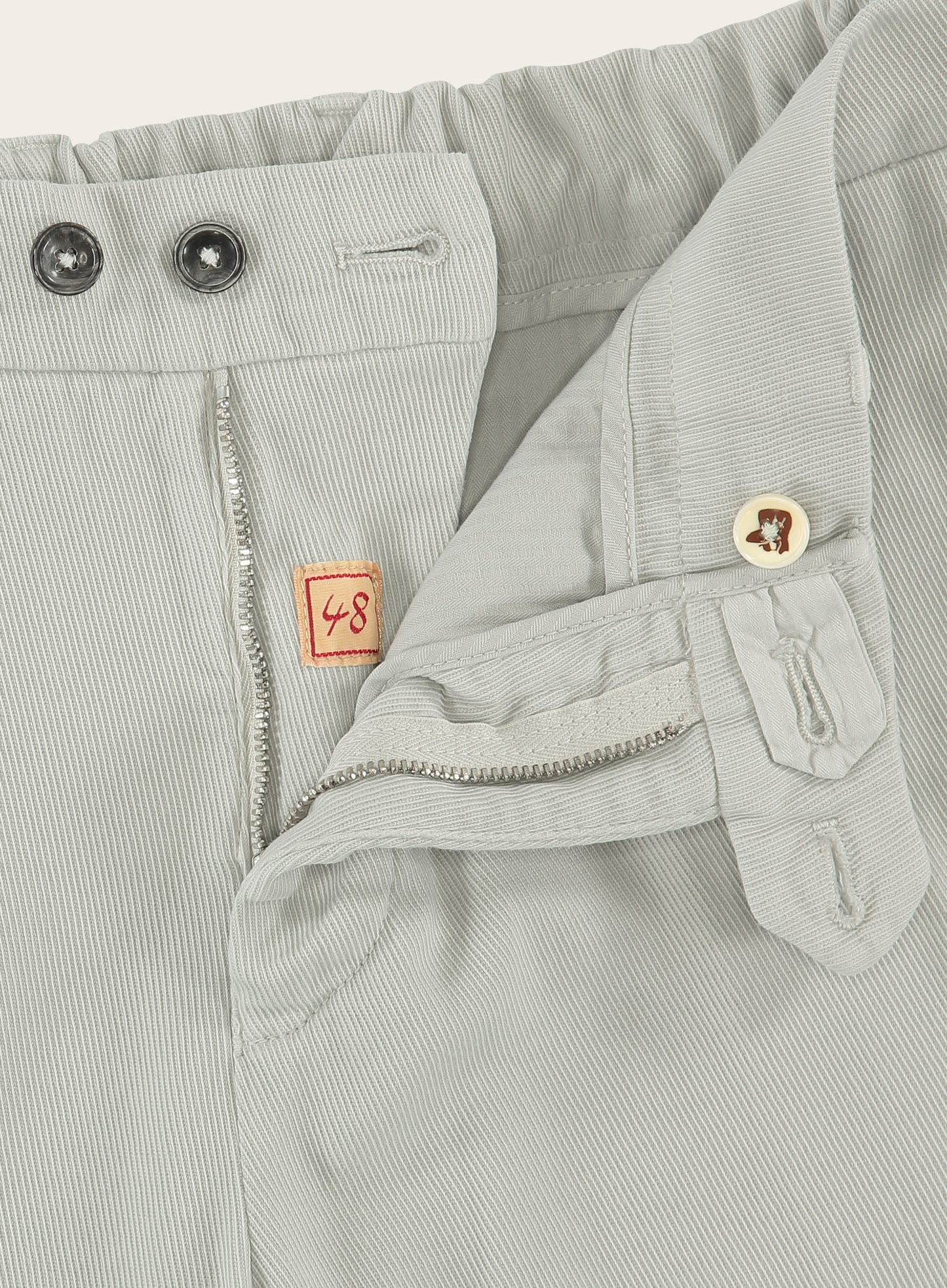 Slim-fit cotton-cashmere trousers