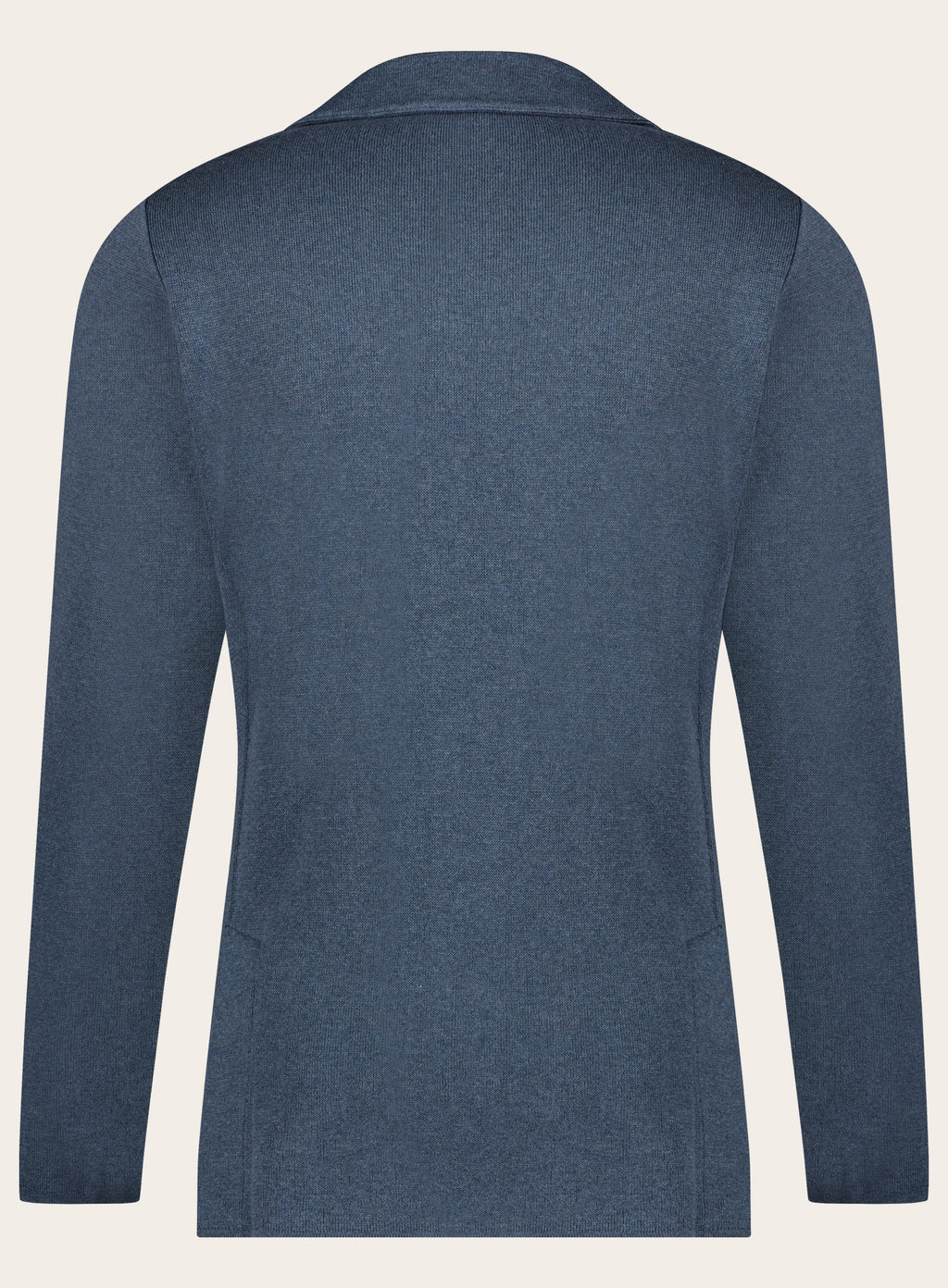 Slim-fit katoenen jasje | Blauw